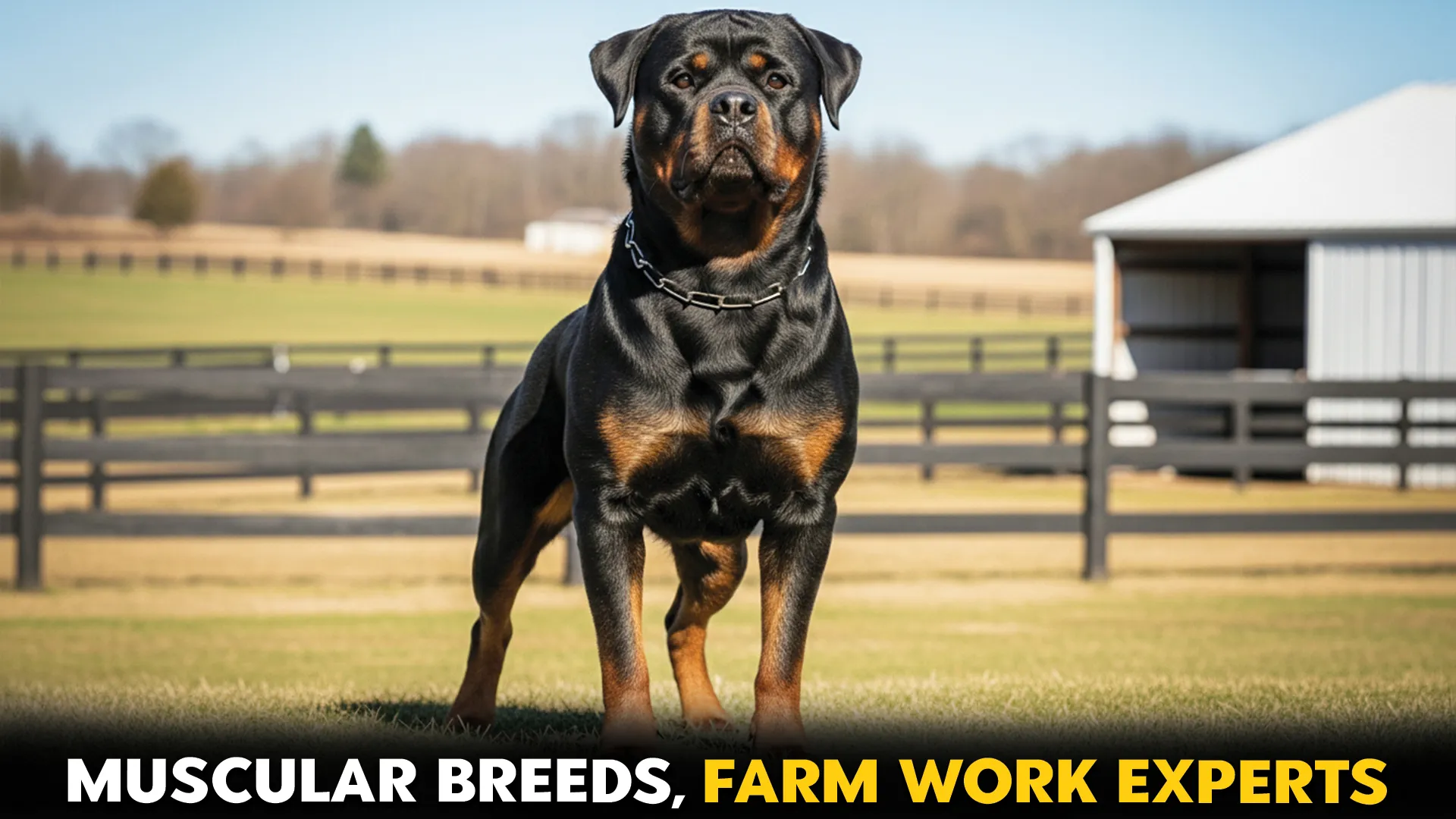 Top 10 muscular dog breeds that excel in farm and guard work