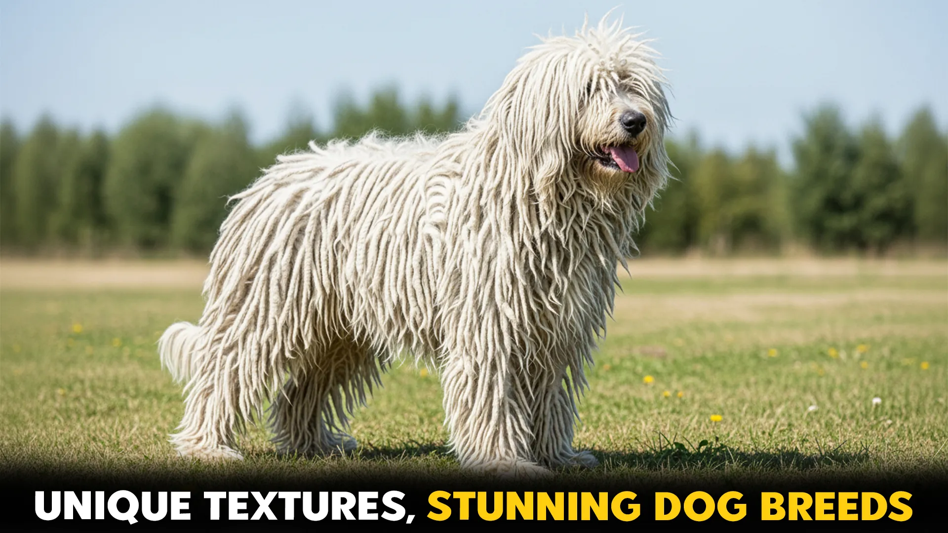 Top 7 Dog breeds showcasing exceptional coat textures
