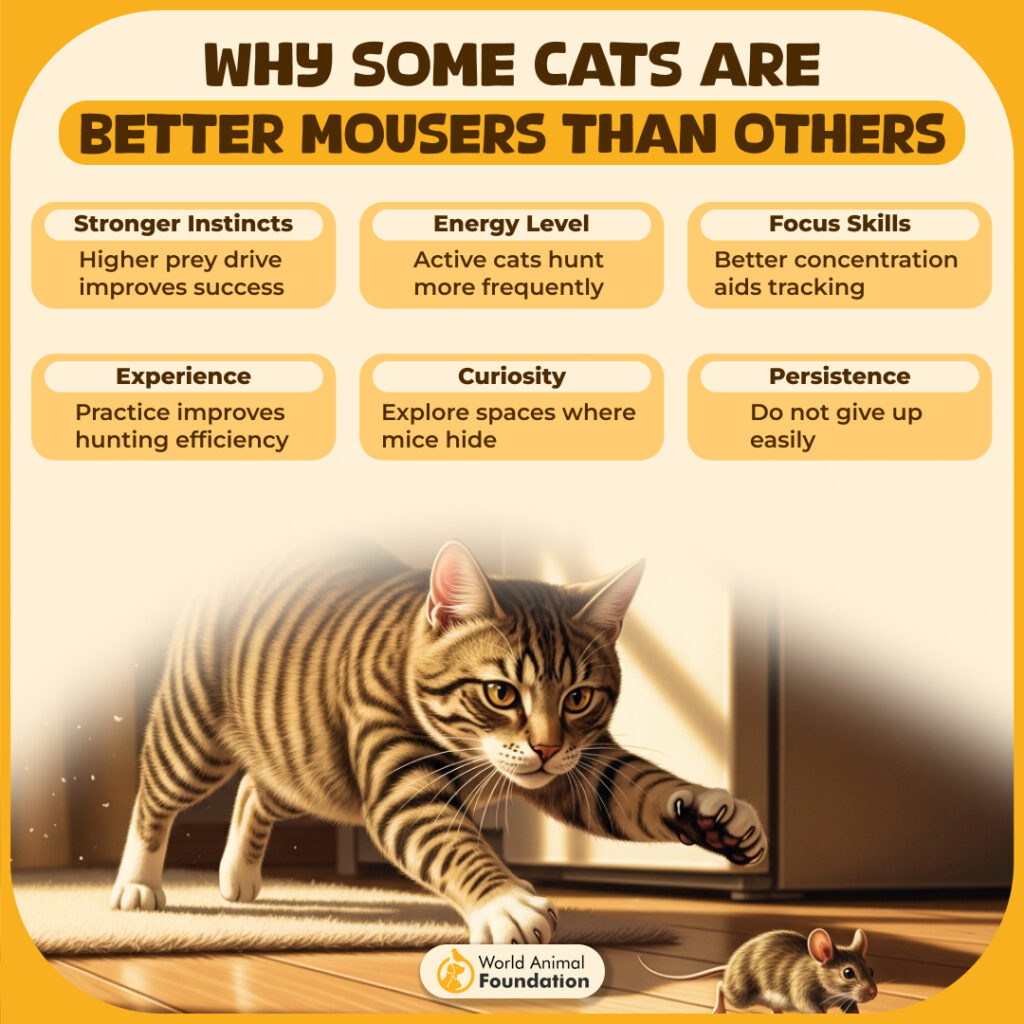 Why Some Cats Are Better Mousers Than Others
