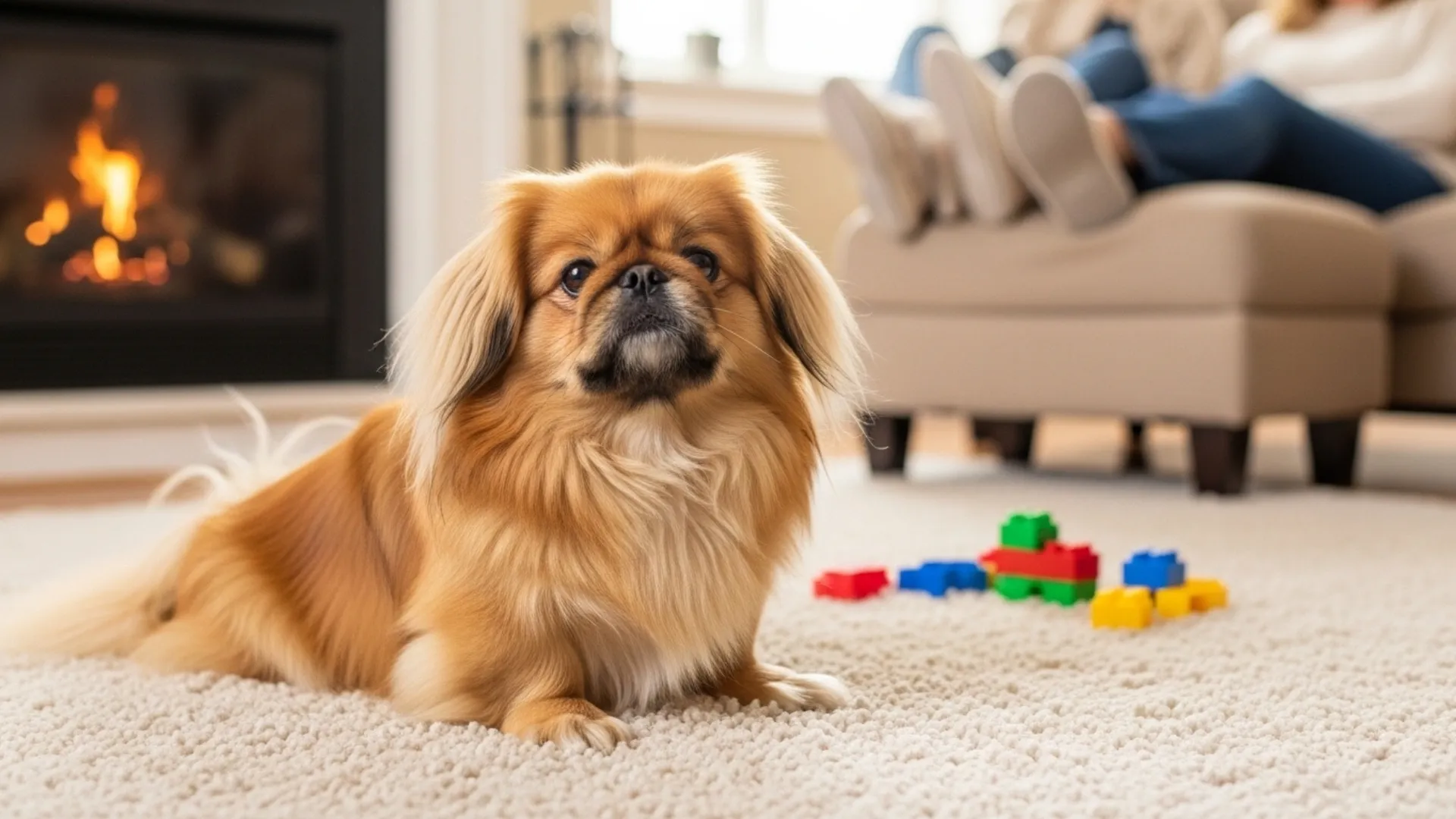 show dog full legs don't use any word alphabet in the image and don't show any person's face