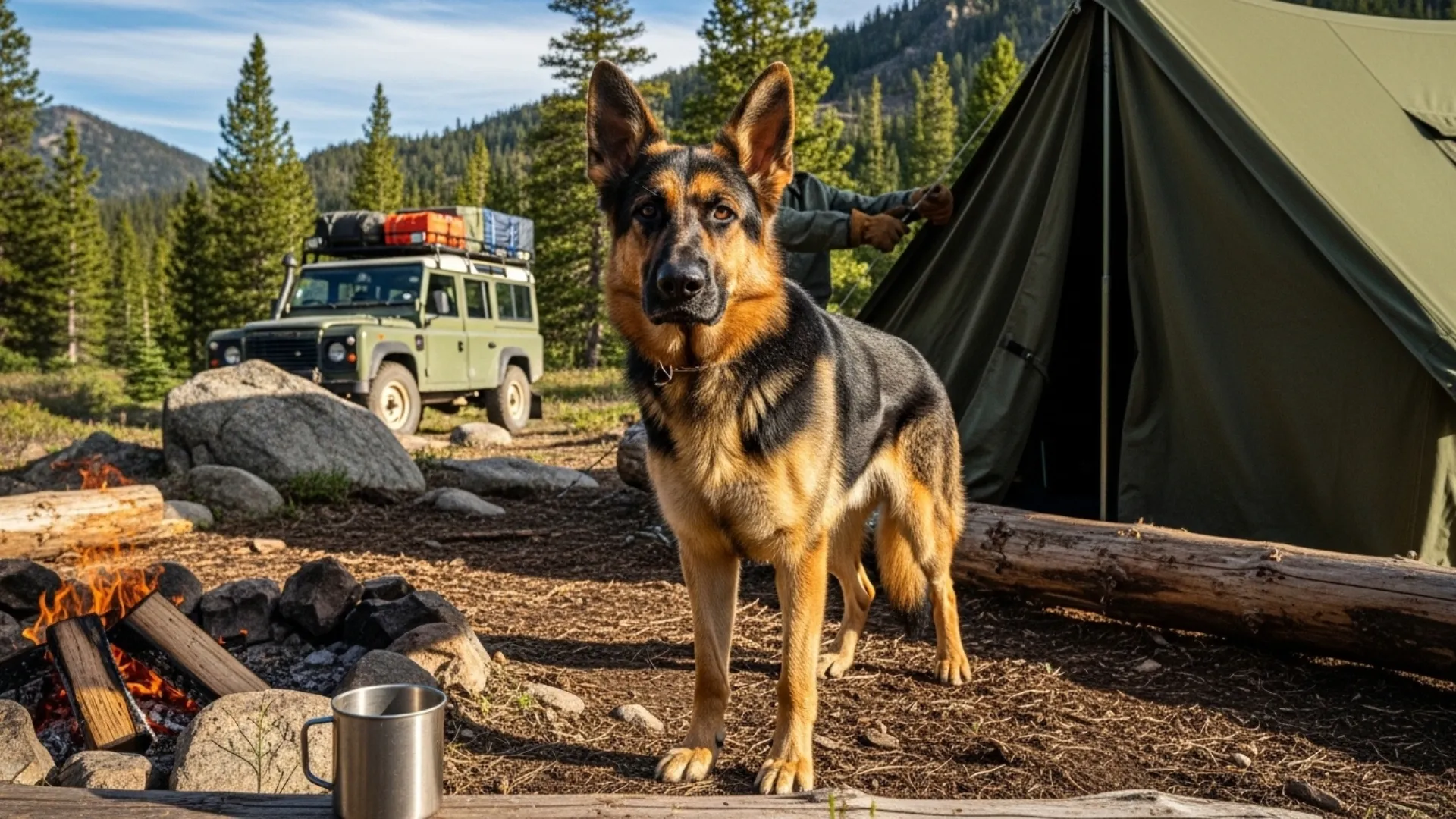 show dog full legs don't use any word alphabet in the image and don't show any person's face