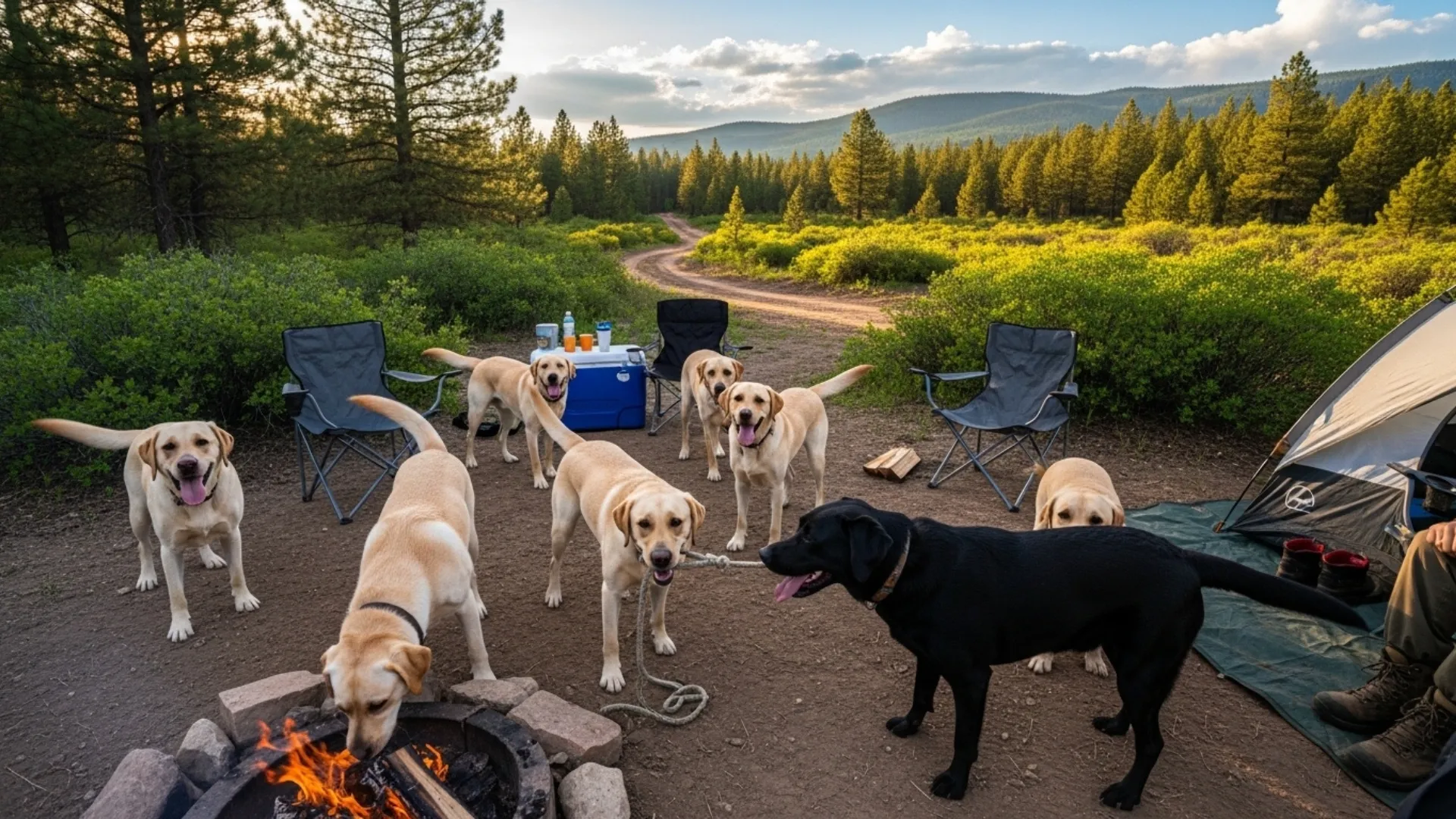 show dog full legs don't use any word alphabet in the image and don't show any person's face