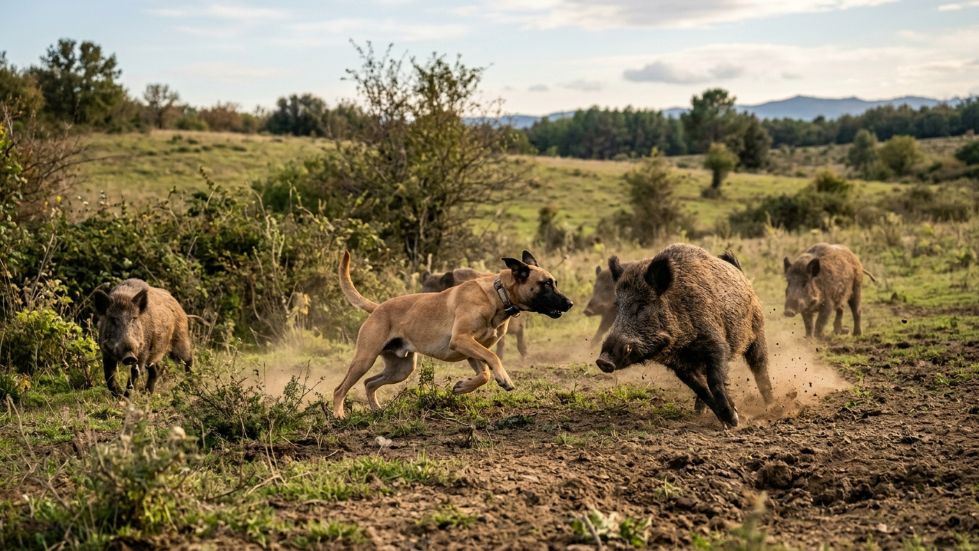 Elite Dog Breeds That Outsmart Wild Boar Fields