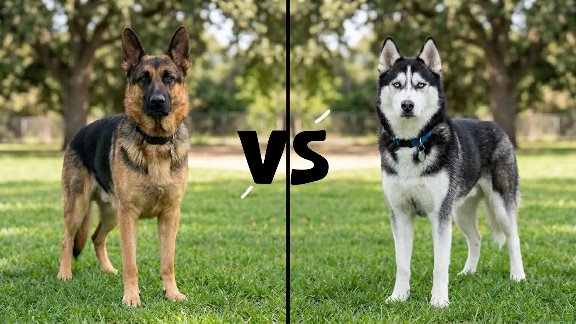 German Shepherd vs. Siberian Husky