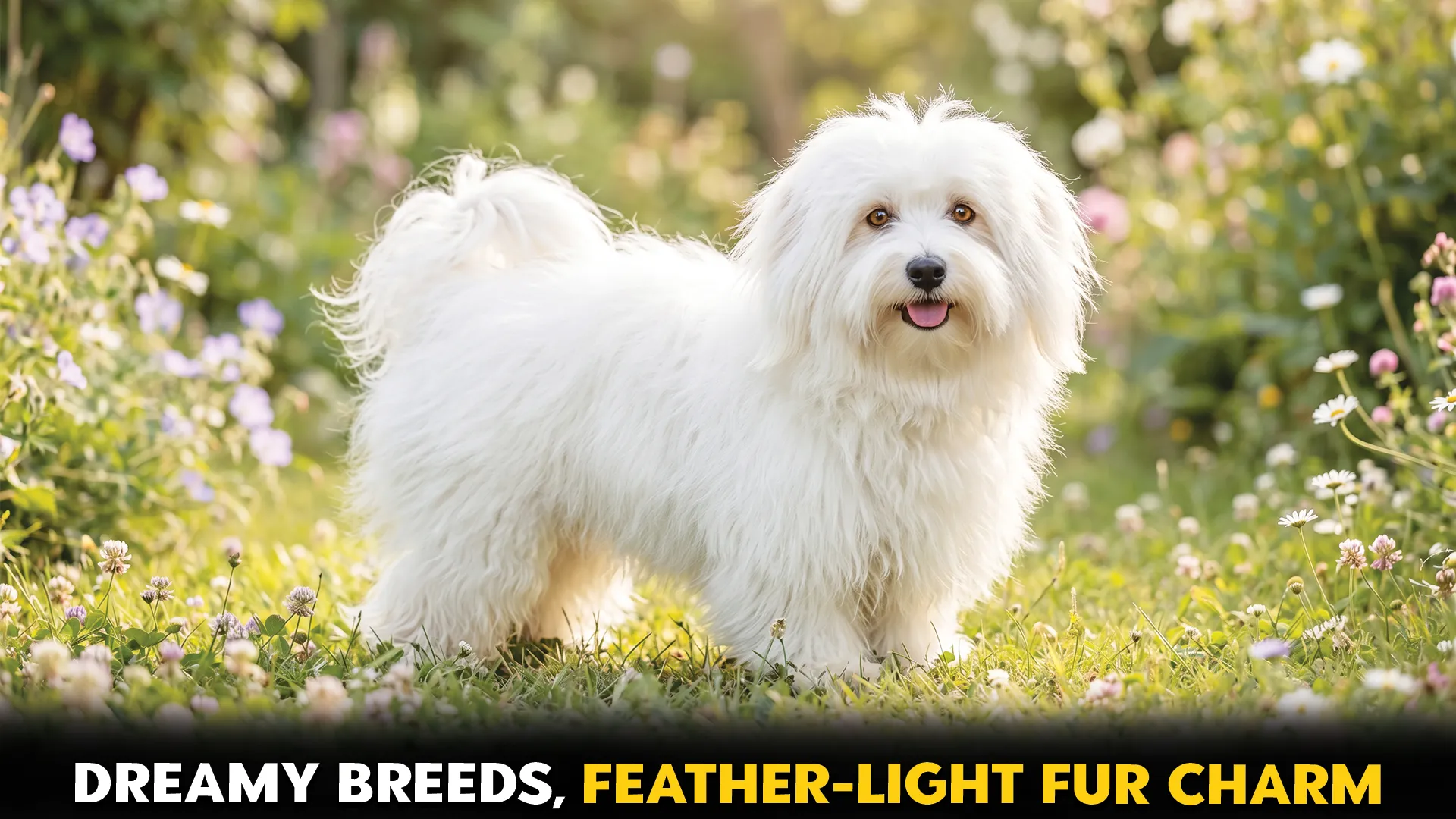 7 dreamy dog breeds that boast fluffy feather light fur
