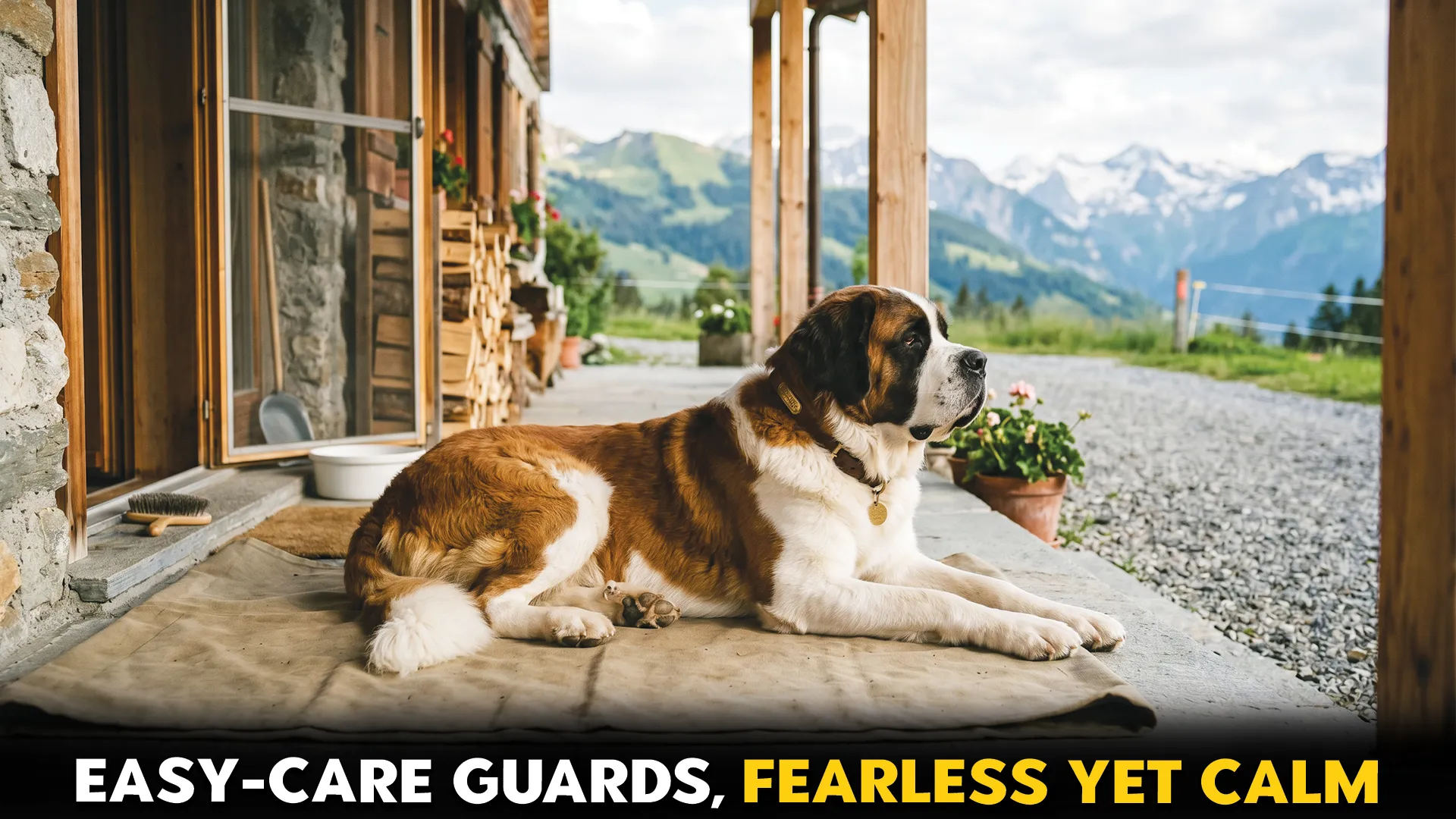 7 low maintenance guard dog breeds that stay composed