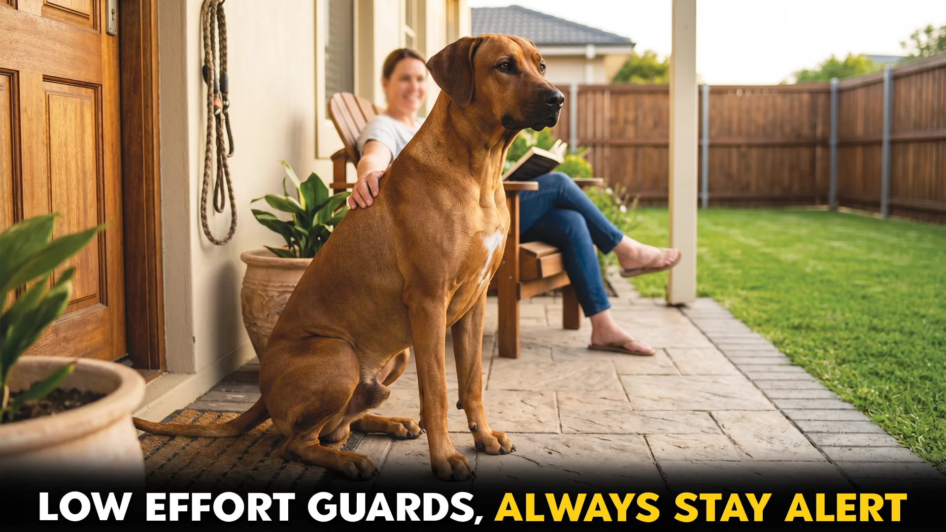 7 low maintenance guard dog breeds for stress free protection
