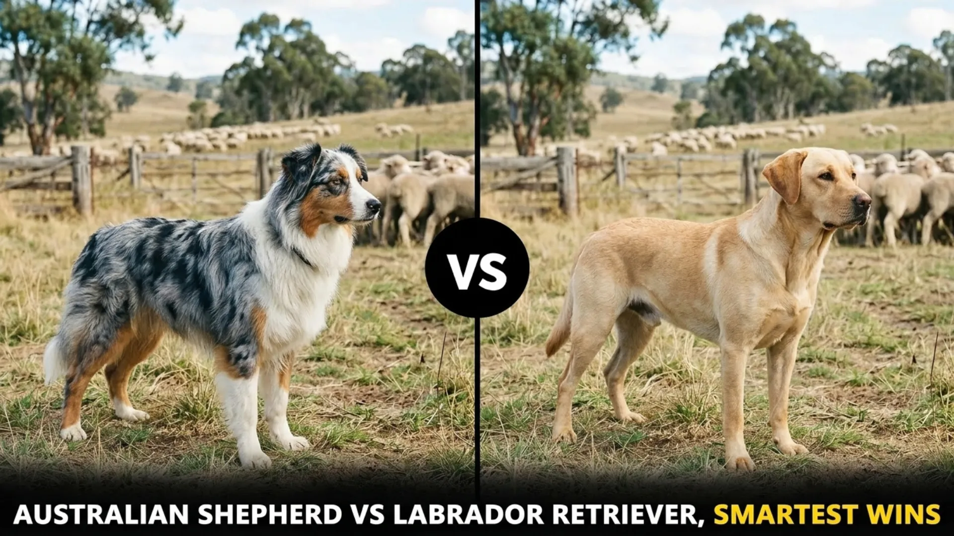 Australian Shepherd vs. Labrador Retriever