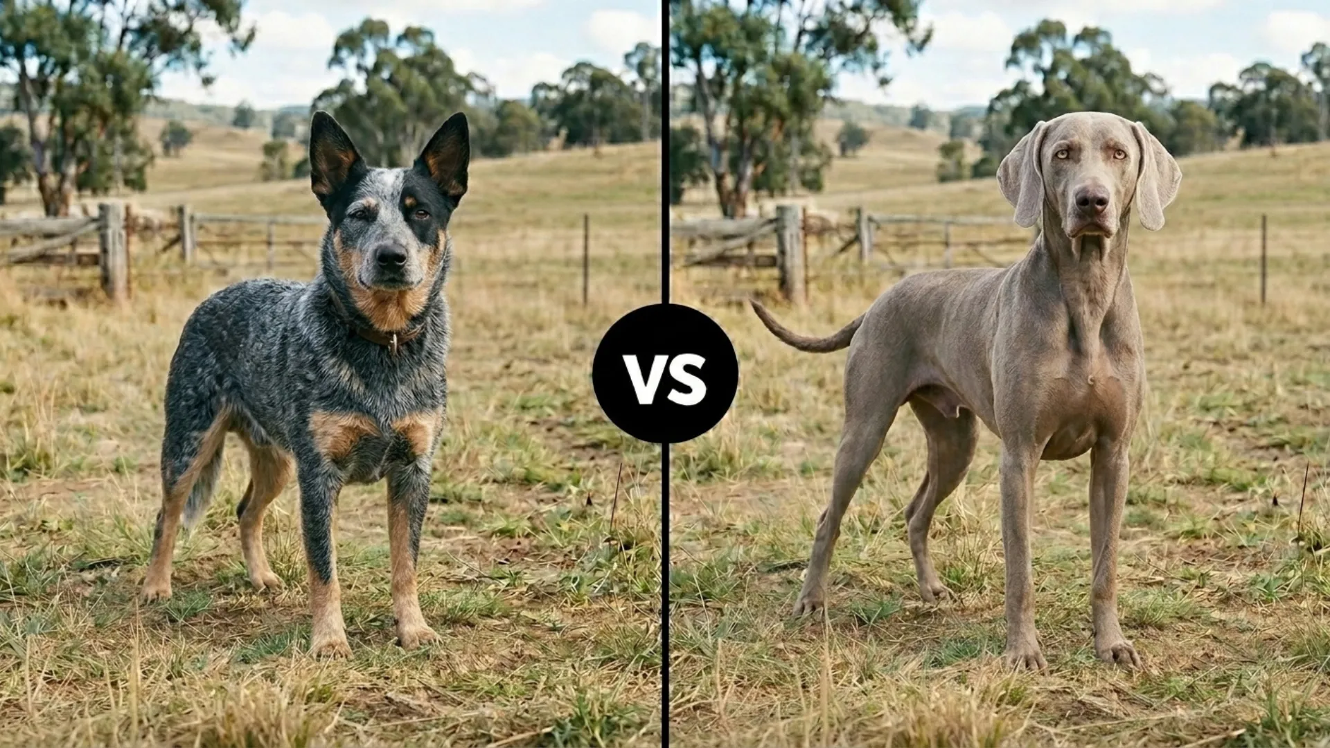 Australian Cattle Dog vs. Weimaraner