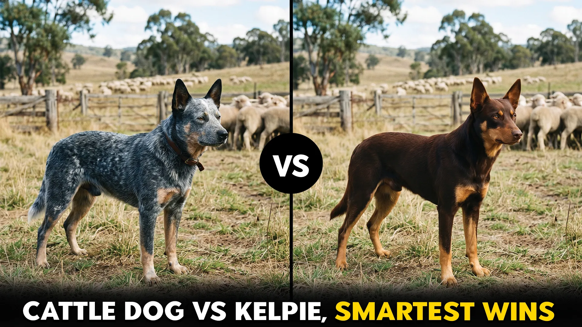 Australian Cattle Dog vs. Kelpie: Which Herding Dog Is Actually Smarter?