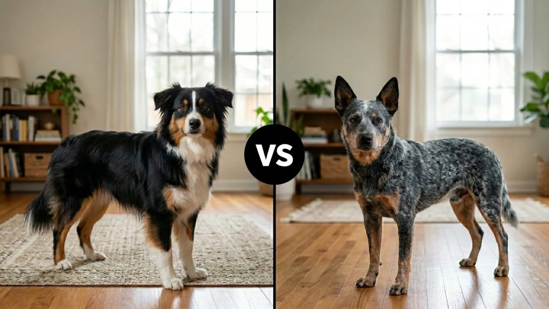 Australian Shepherd vs. Blue Heeler: Size and Personality Difference
