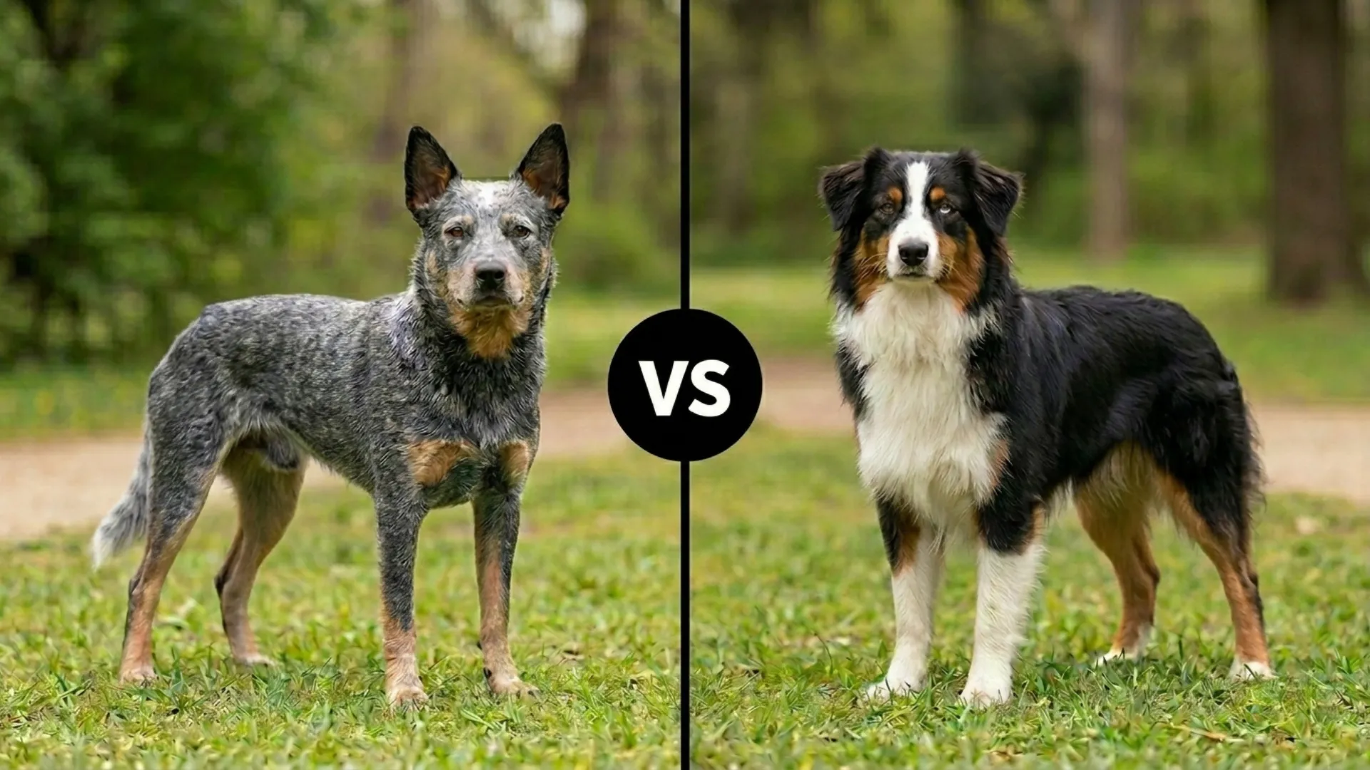 Blue Heeler vs. Australian Shepherd