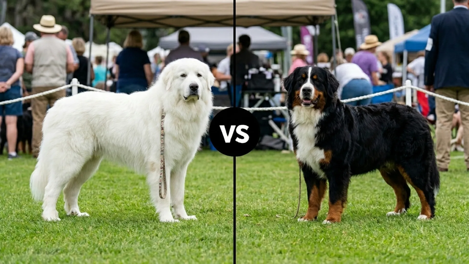 Dog Breeds Explained: Great Pyrenees vs. Bernese Mountain Dog