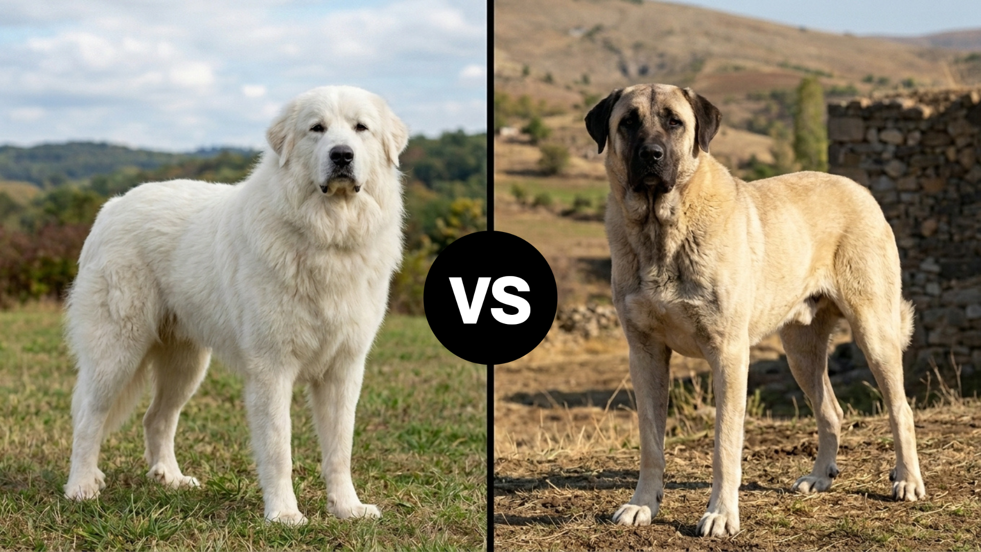 Great Pyrenees vs. Kangal Dog Breeds
