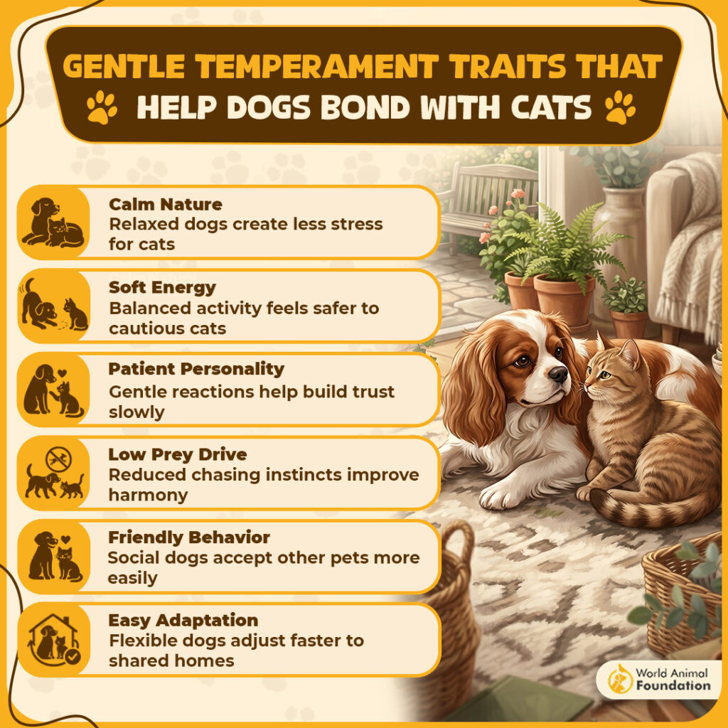 Gentle-Temperament-Traits-That-Help-Dogs-Bond-With-Cats