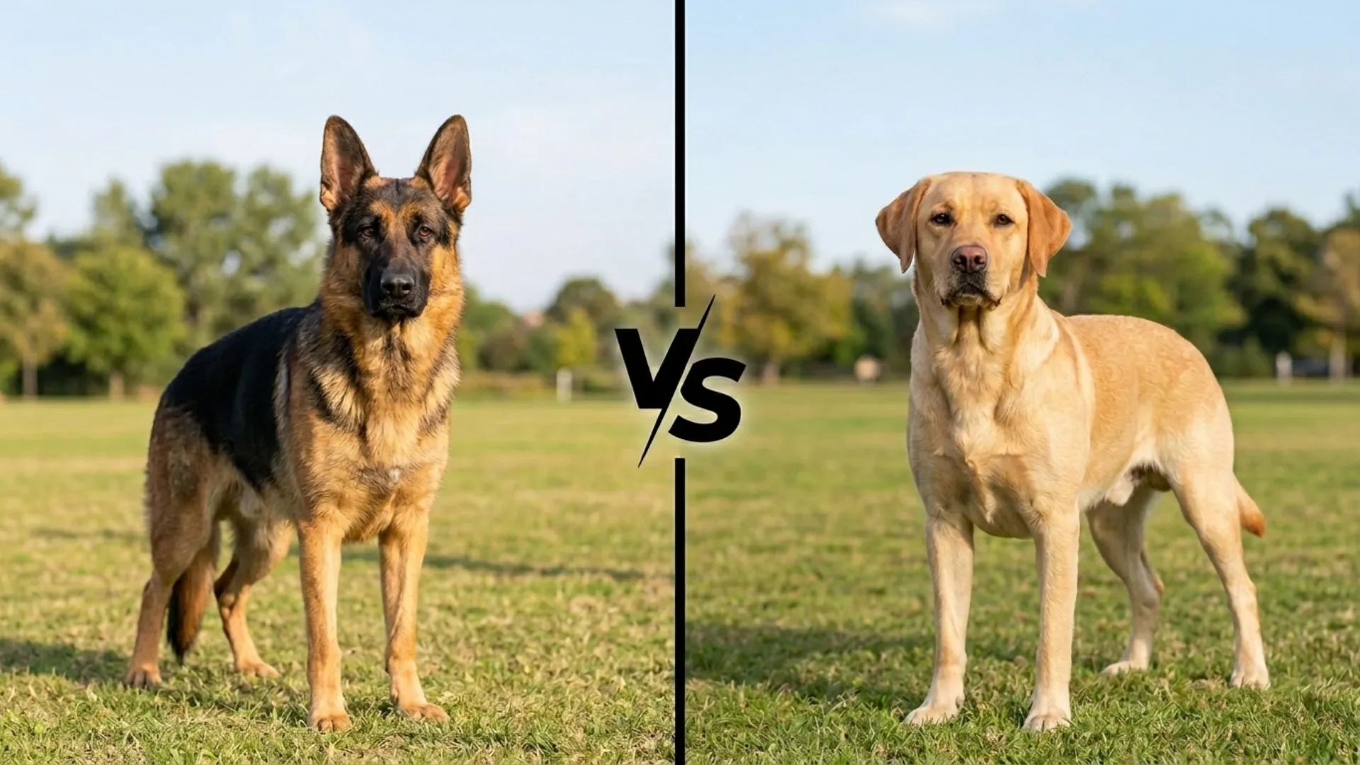 German Shepherd vs. Labrador Retriever
