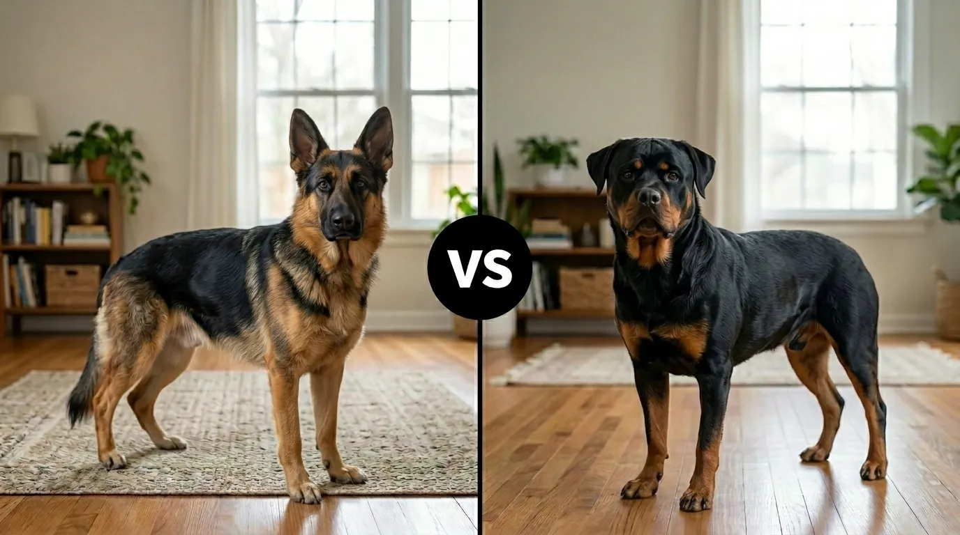 German shepherd vs rottweiller