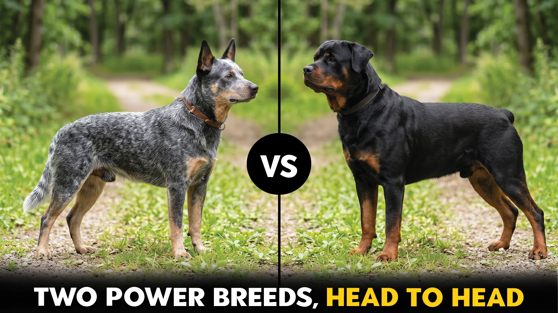 Head to head shutdown blue heelers dog breeds