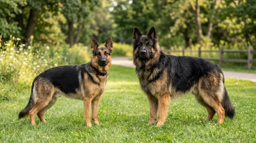 King Shepherd vs. German Shepherd