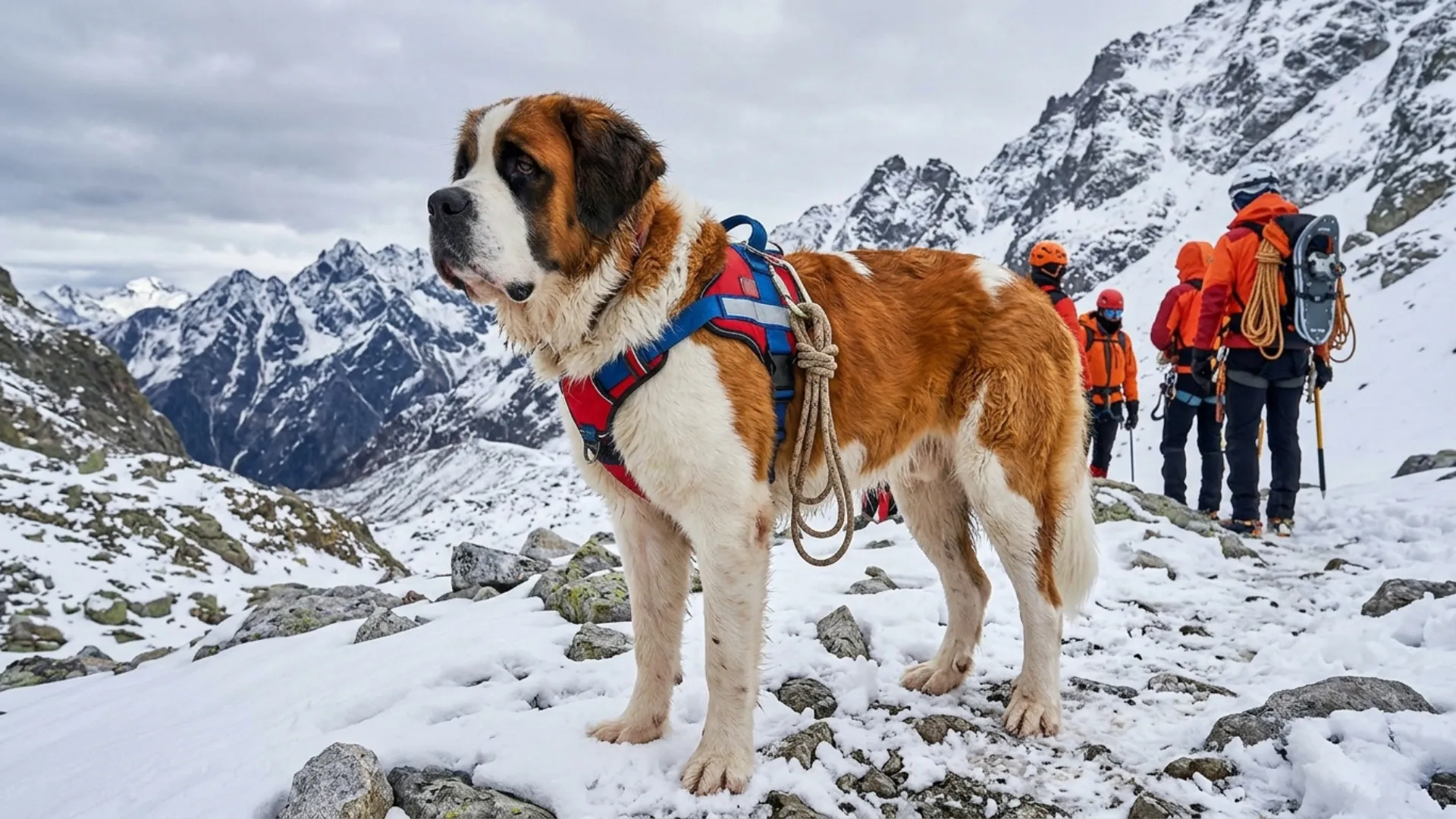 Rugged Dog Breeds Ideal For Mountain Rescue Missions