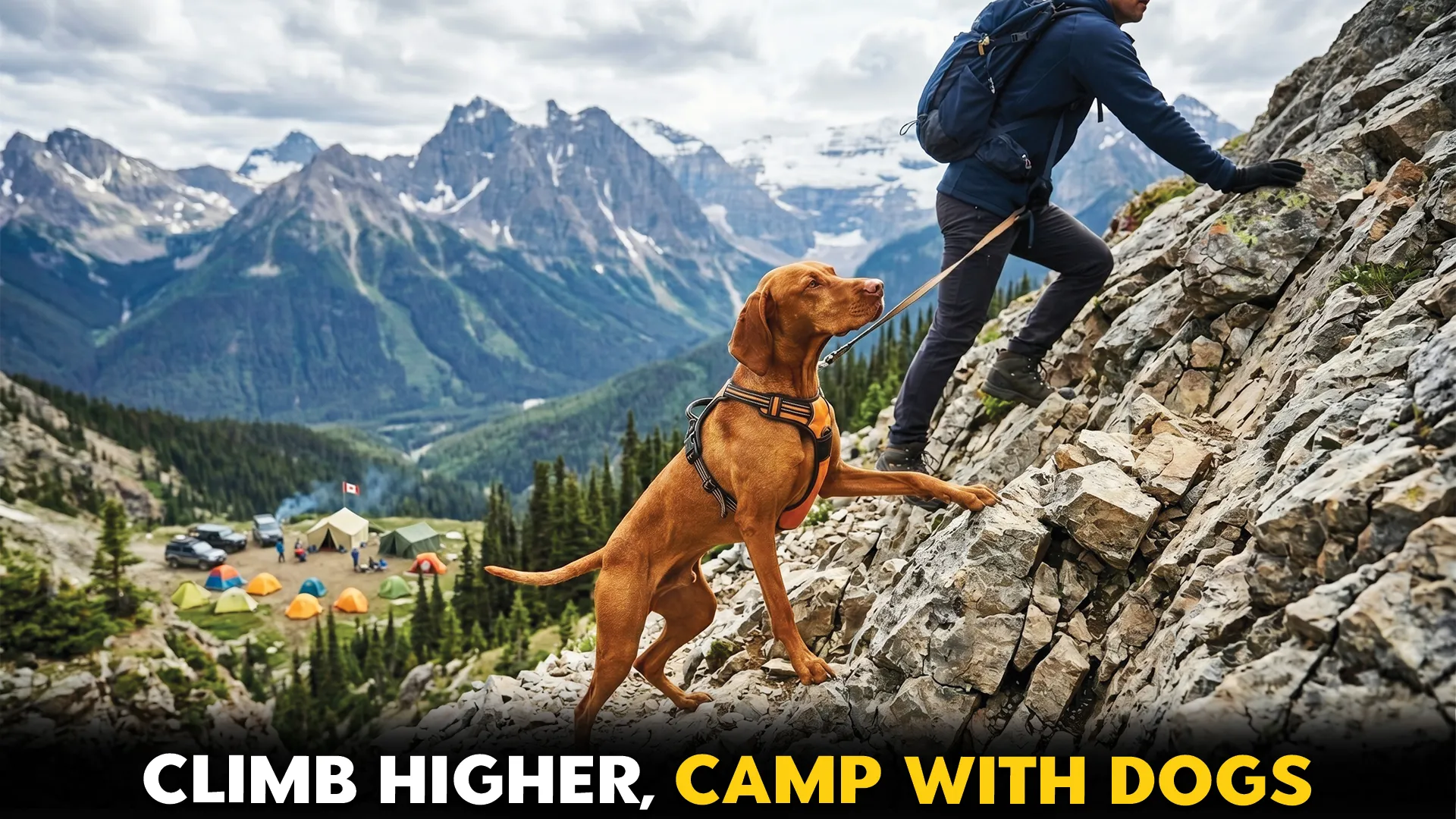 Top 7 dog breeds that love mountain climbing and camping trips