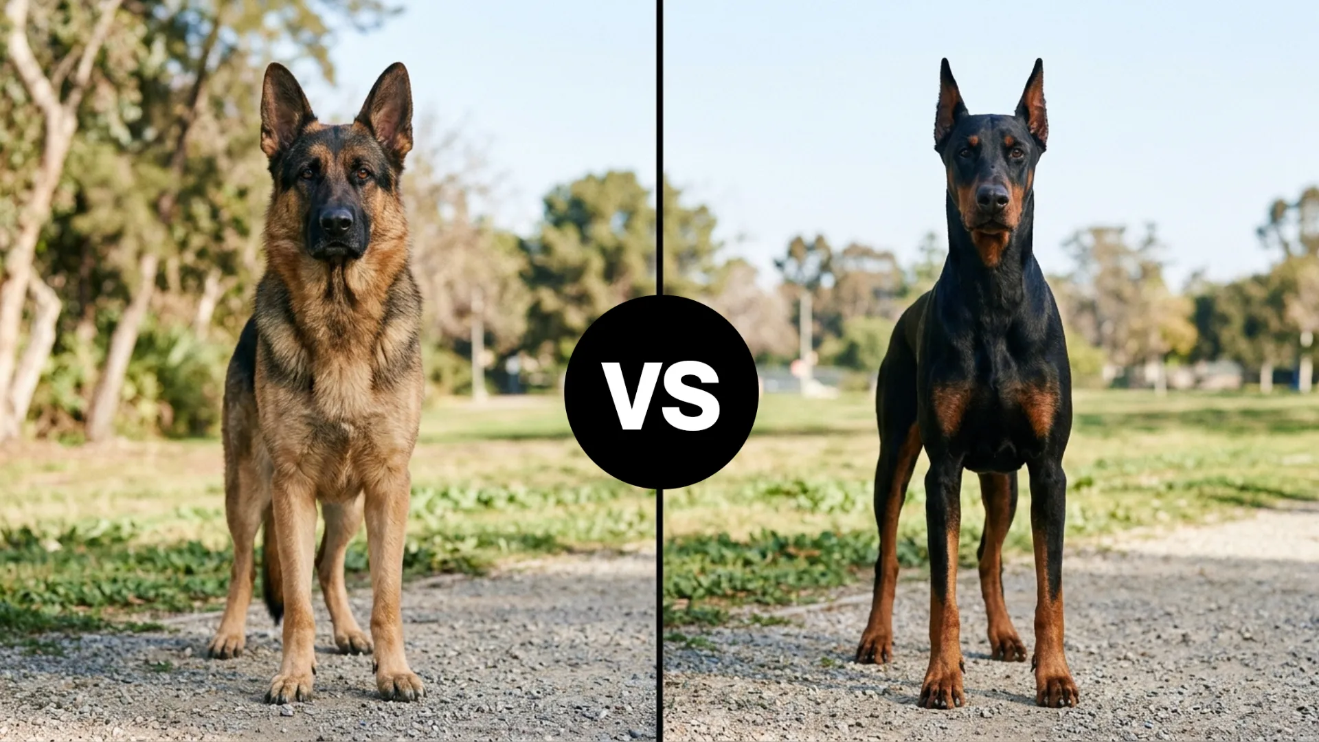 German Shepherd vs. Doberman
