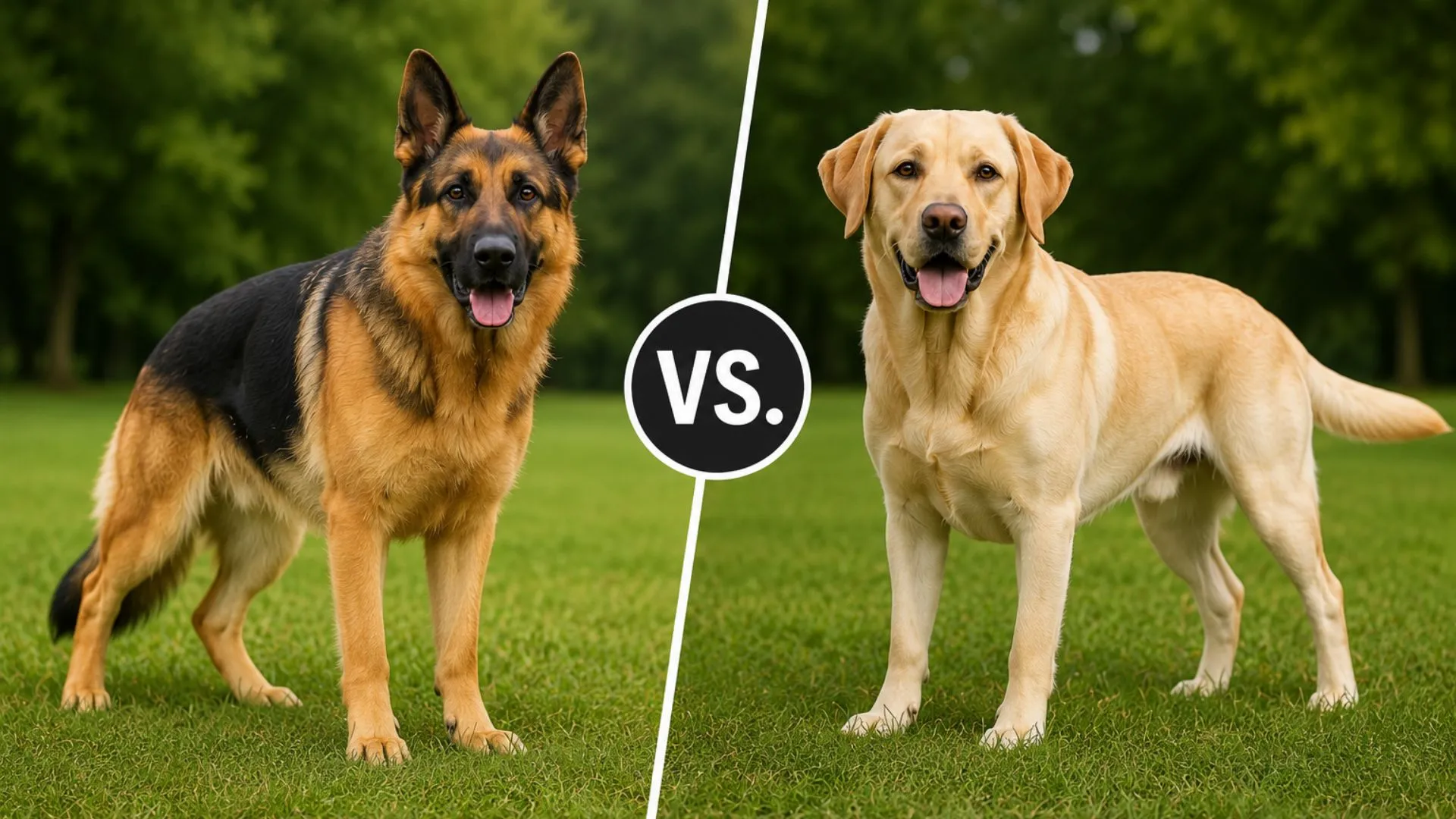 German Shepherd vs. Labrador Retriever