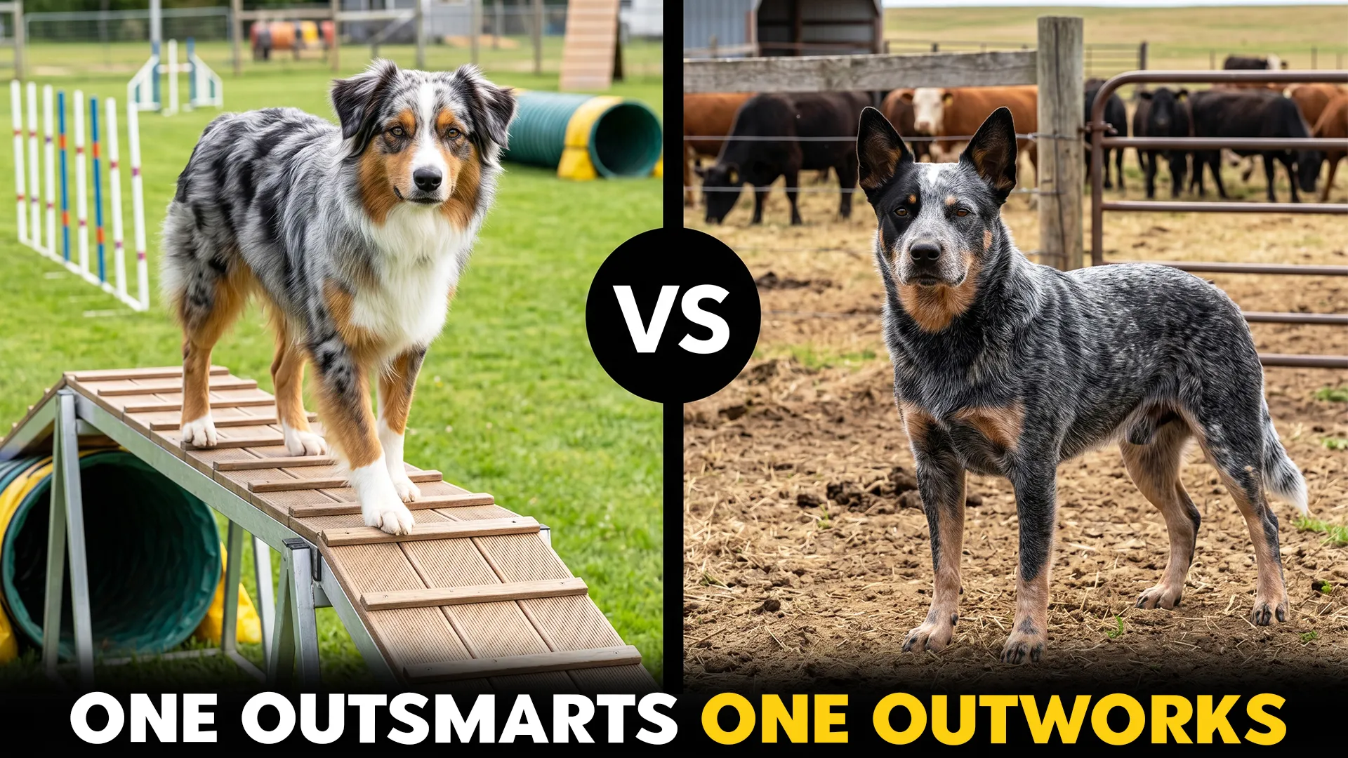 Australian Shepherd vs. Blue Heeler: Compare intelligence, temperament, training, energy, health, and more to find which herding dog suits you best.