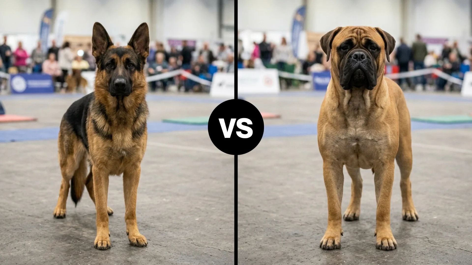 German Shepherd vs. Bullmastiff Dog Breeds: Quick Facts You Should Know