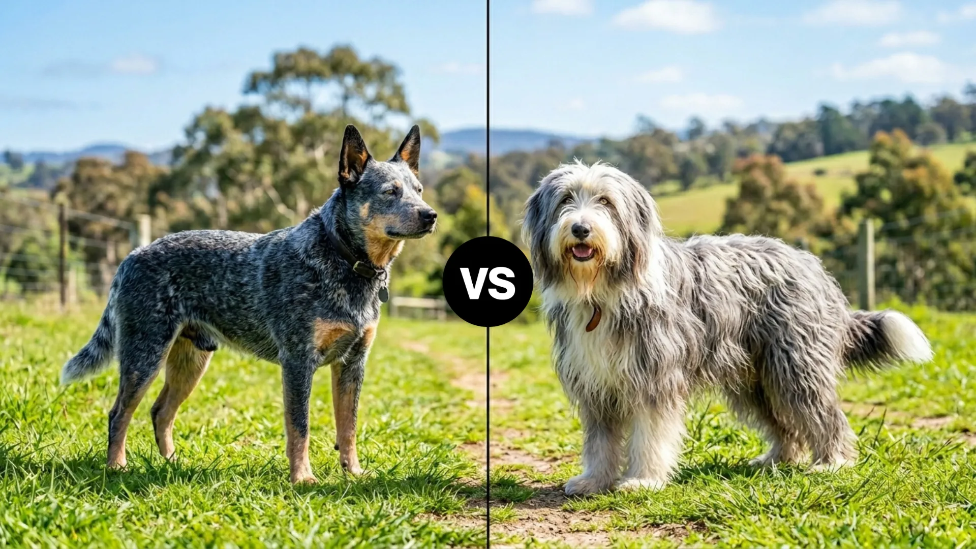 Key Differences Between Australian Cattle Dog vs. Bearded Collie Dog Breeds