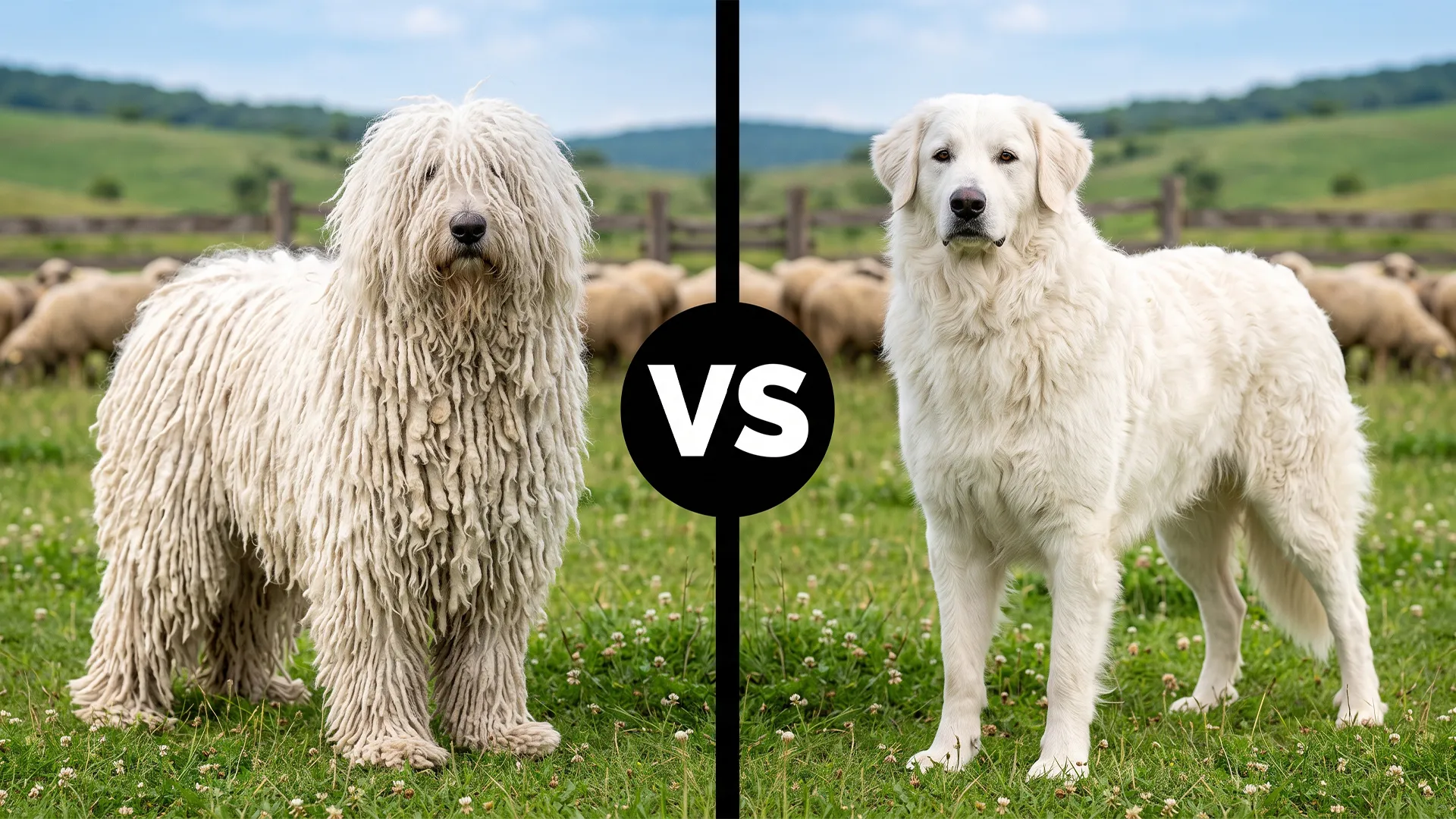 KOMONDOR VS KUAVASZ