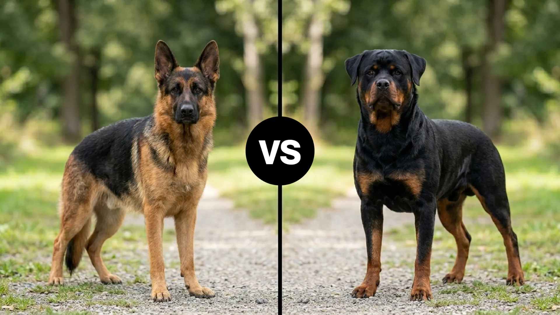 German Shepherd vs. Rottweiler