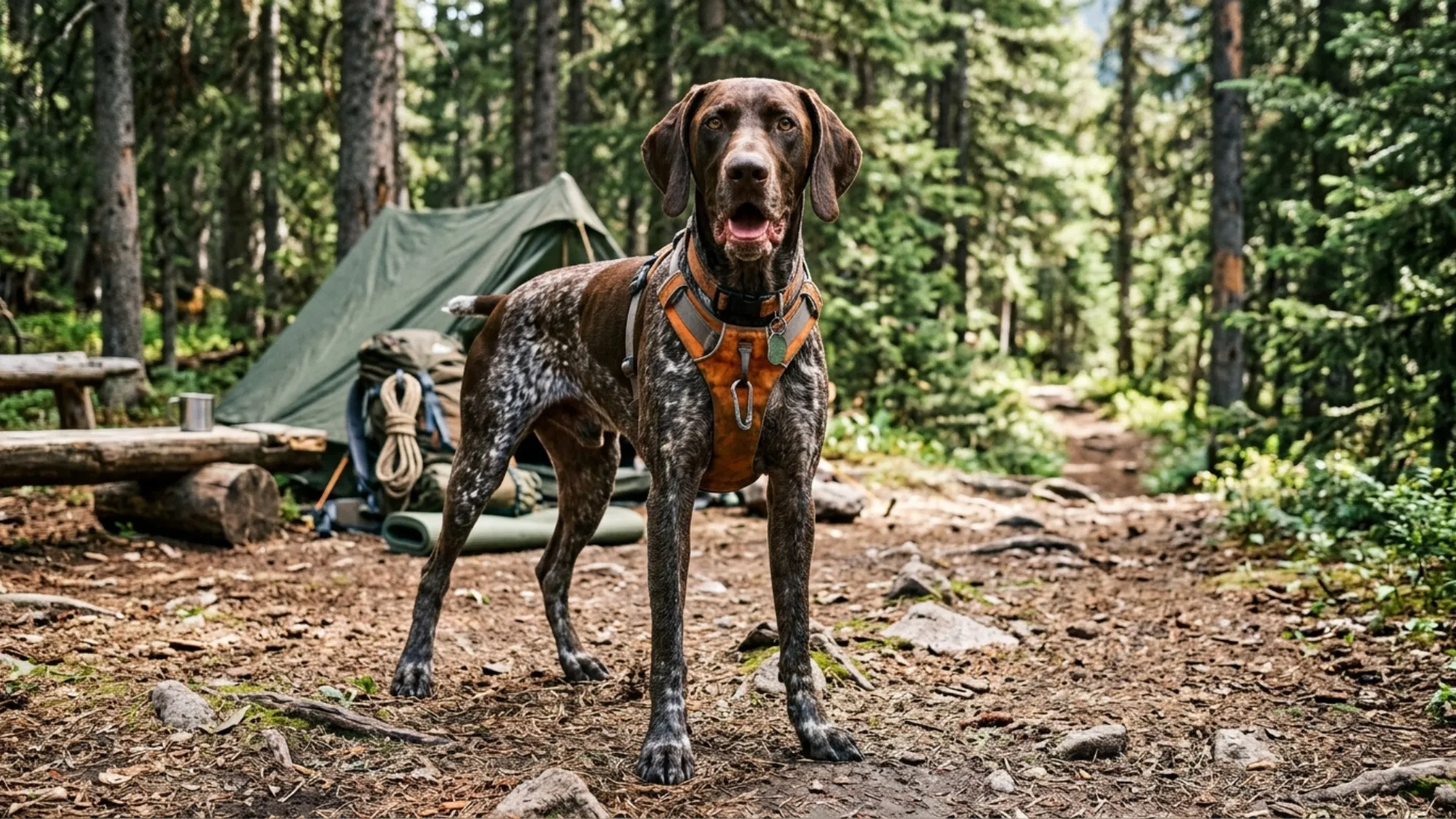 Rugged Dog Breeds Perfect for Forest Camping Journeys