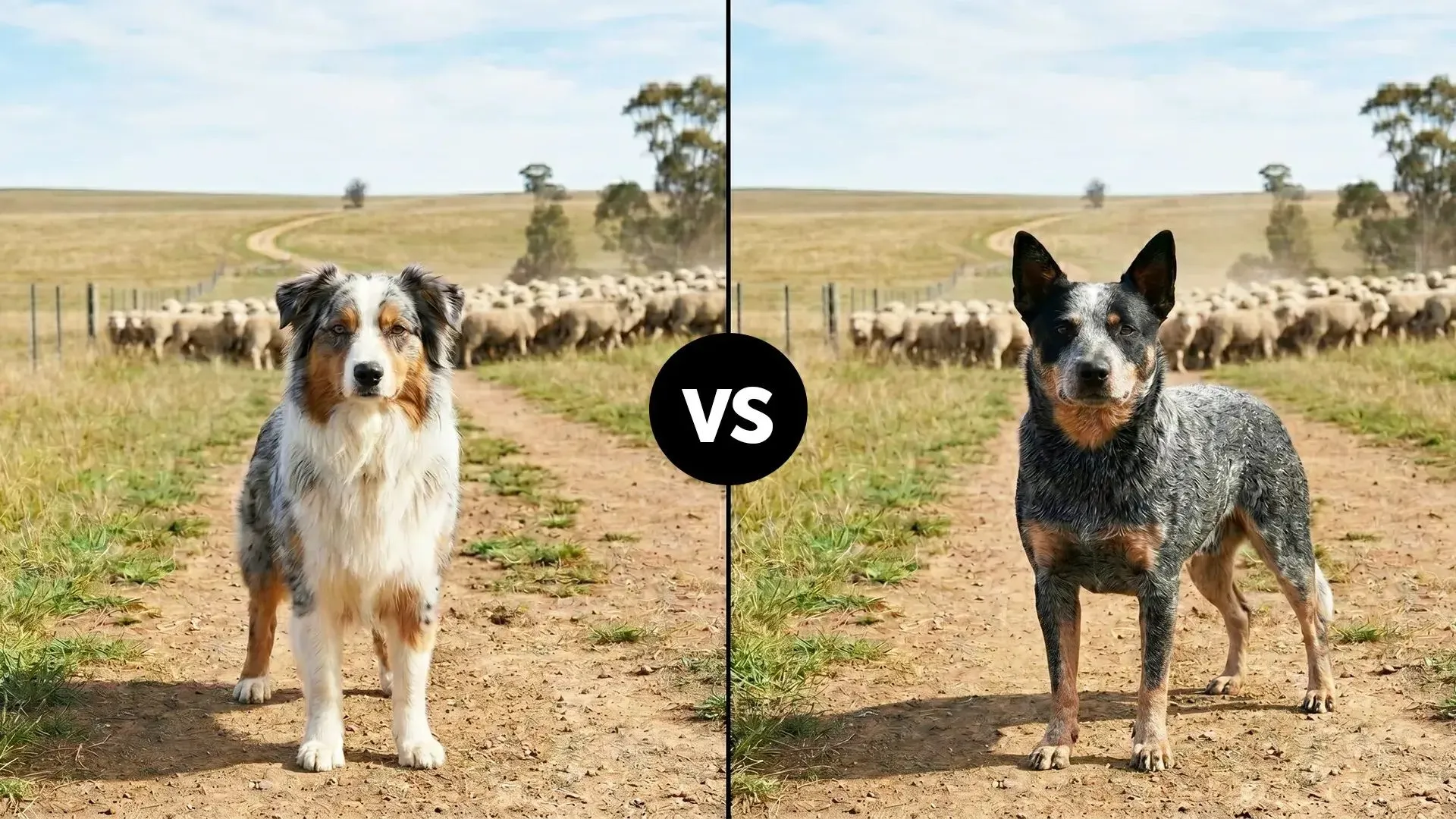 Australian Shepherd vs. Blue Heeler: Size and Personality Difference