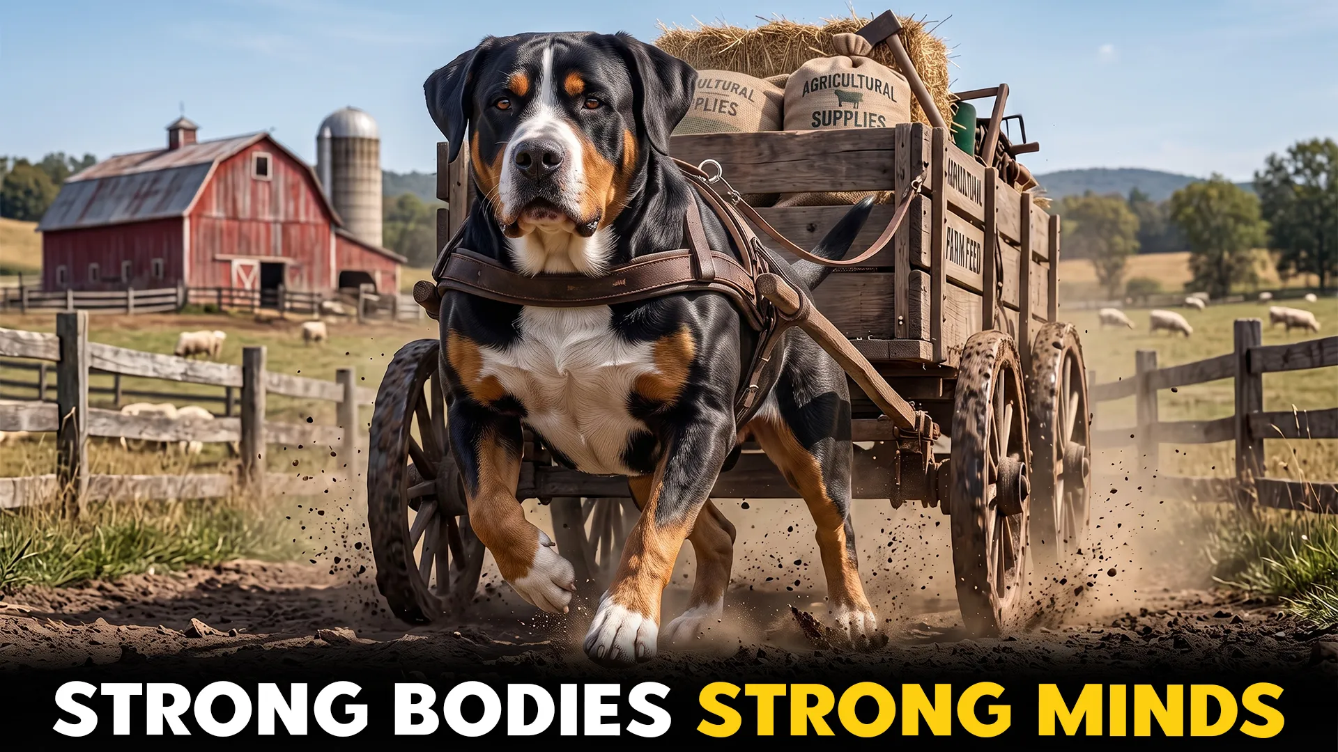 10 powerful dog breeds that excel in farm work and show off muscle