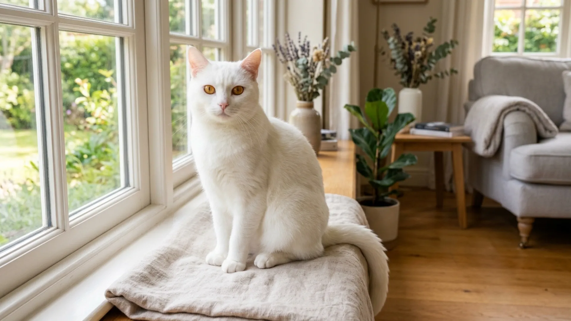 10 Cat Breeds with Snow-White Fur