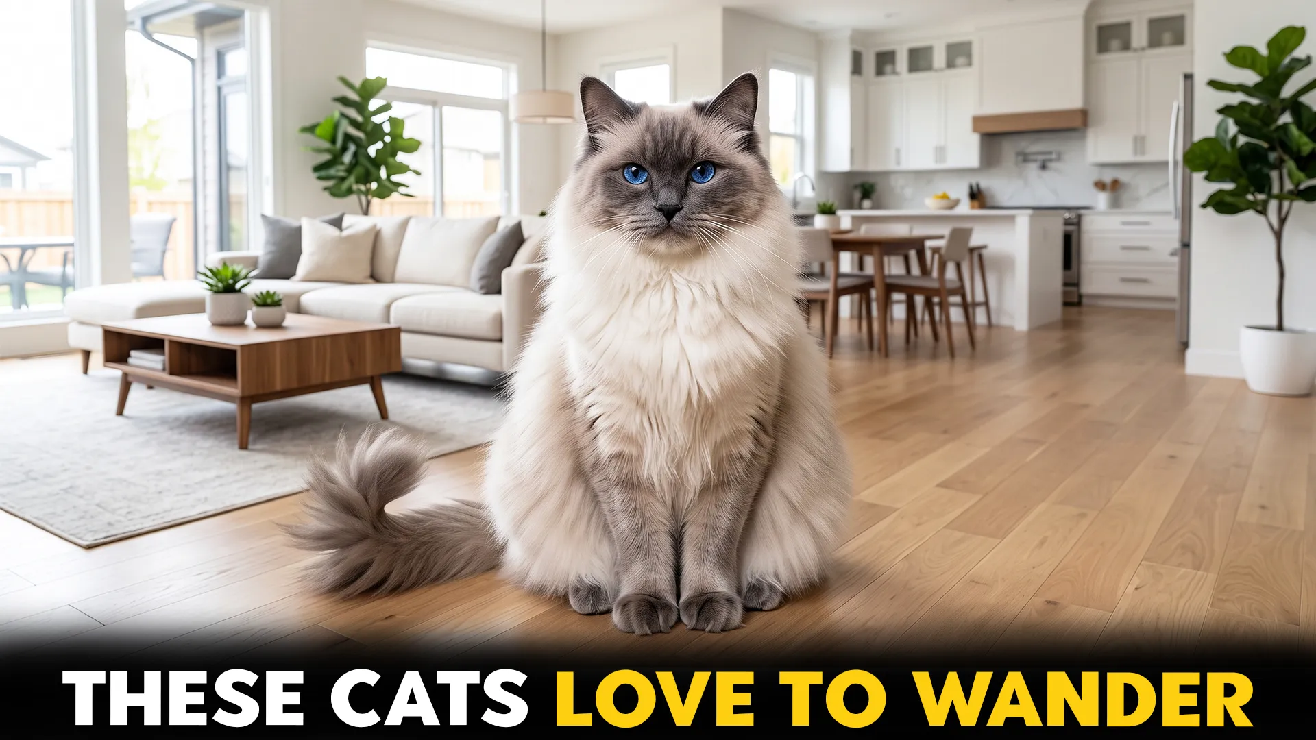 7 cat breeds that adapt to open concept homes