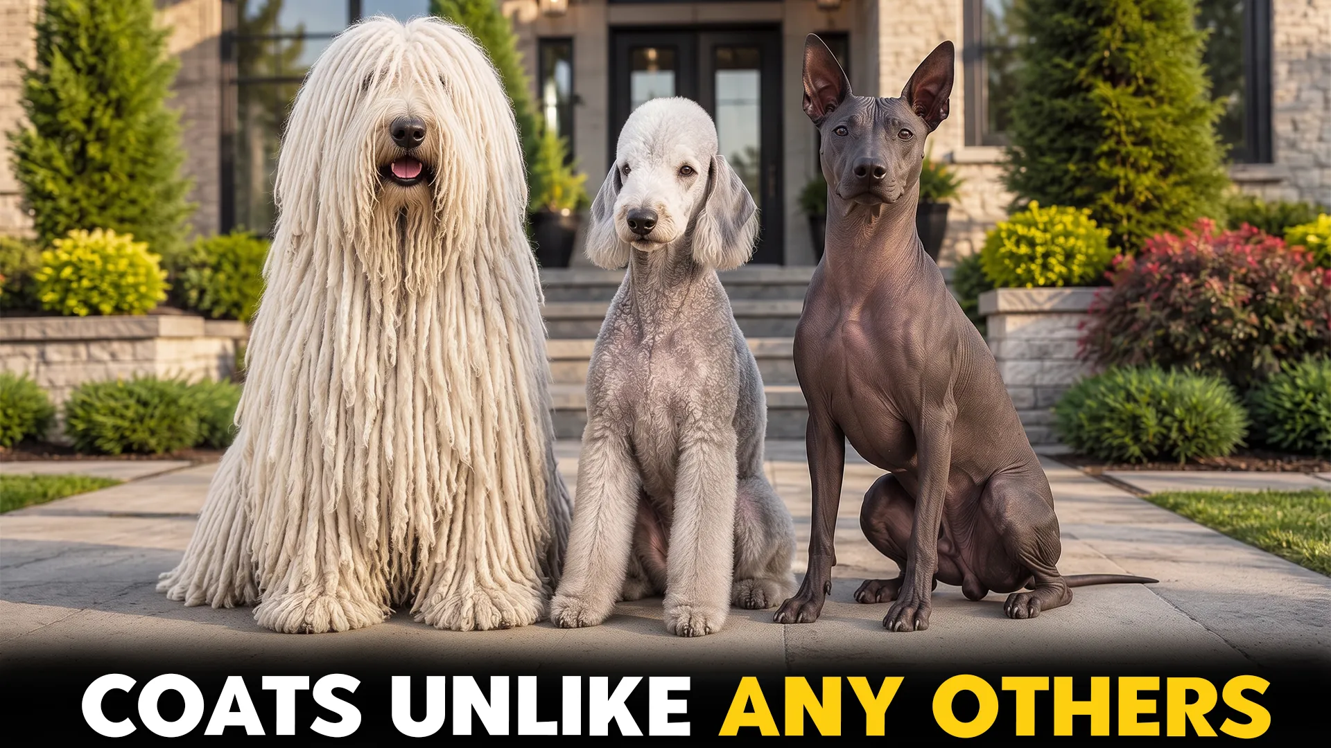 7 exceptional dog breeds with unique coat textures