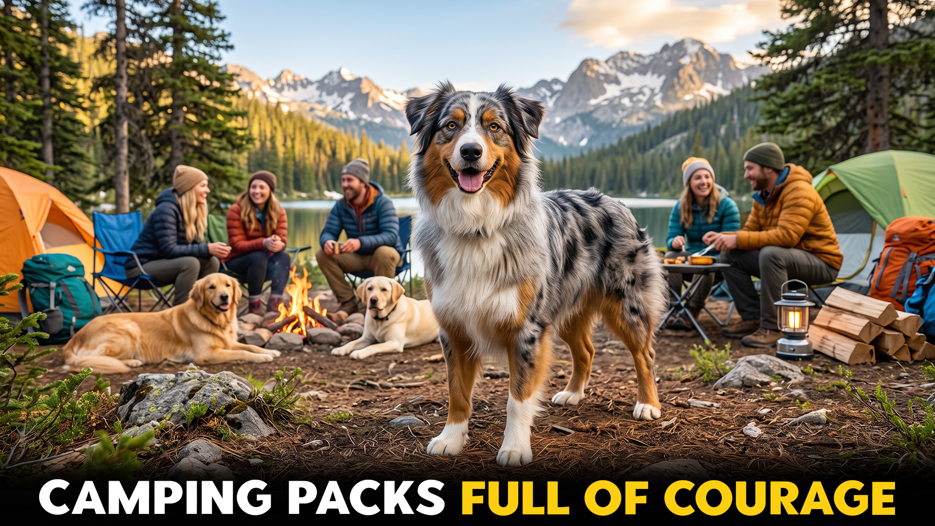 7 pack friendly dog breeds that excel in wilderness camping