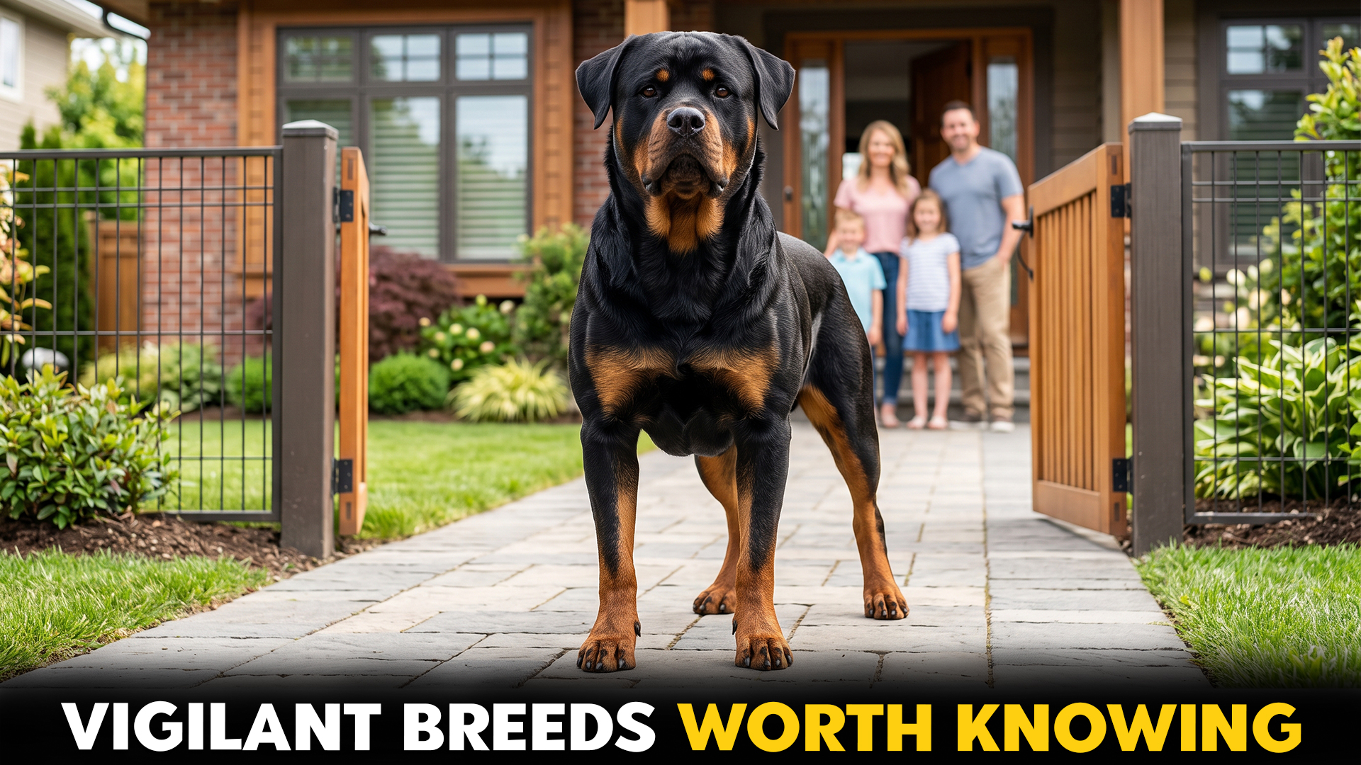 7 top dog breeds for family safety and constant vigilance
