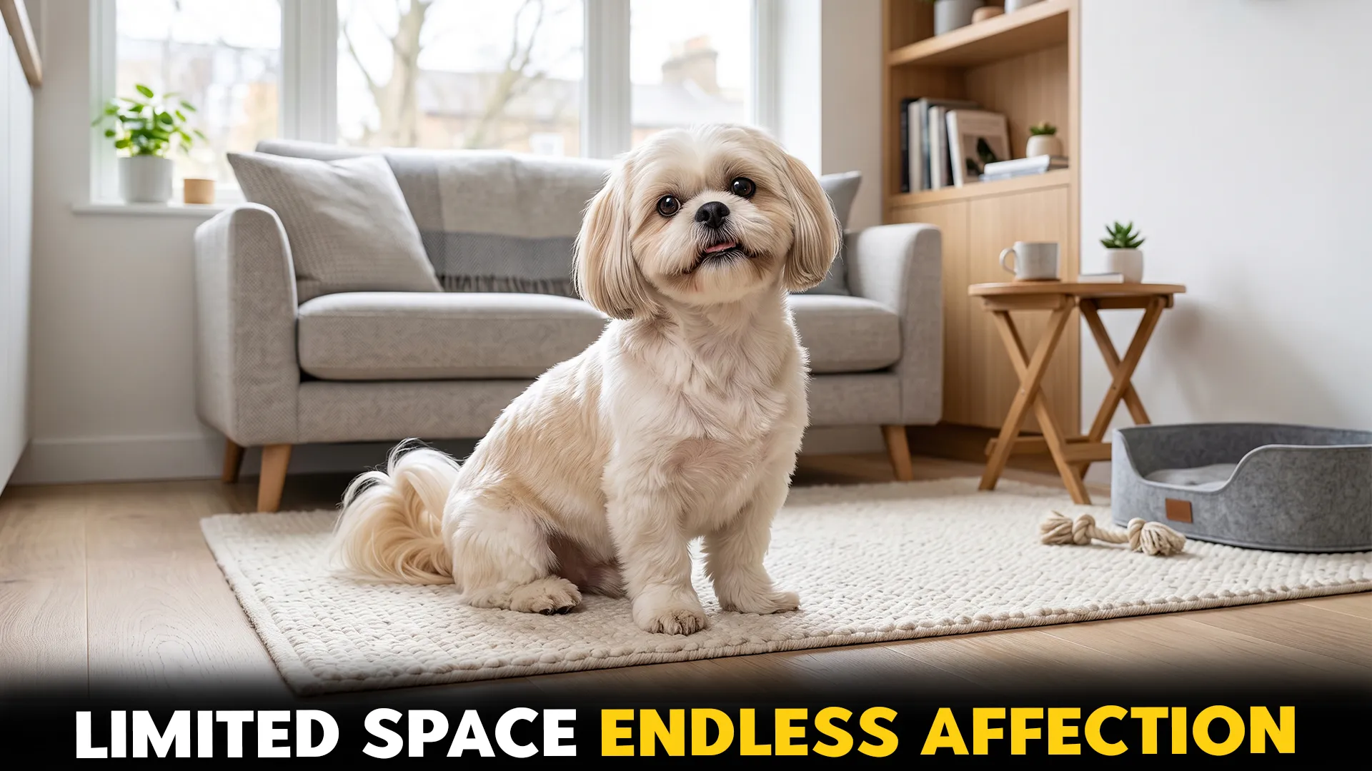 adorable dog breeds suited to tiny living quarters