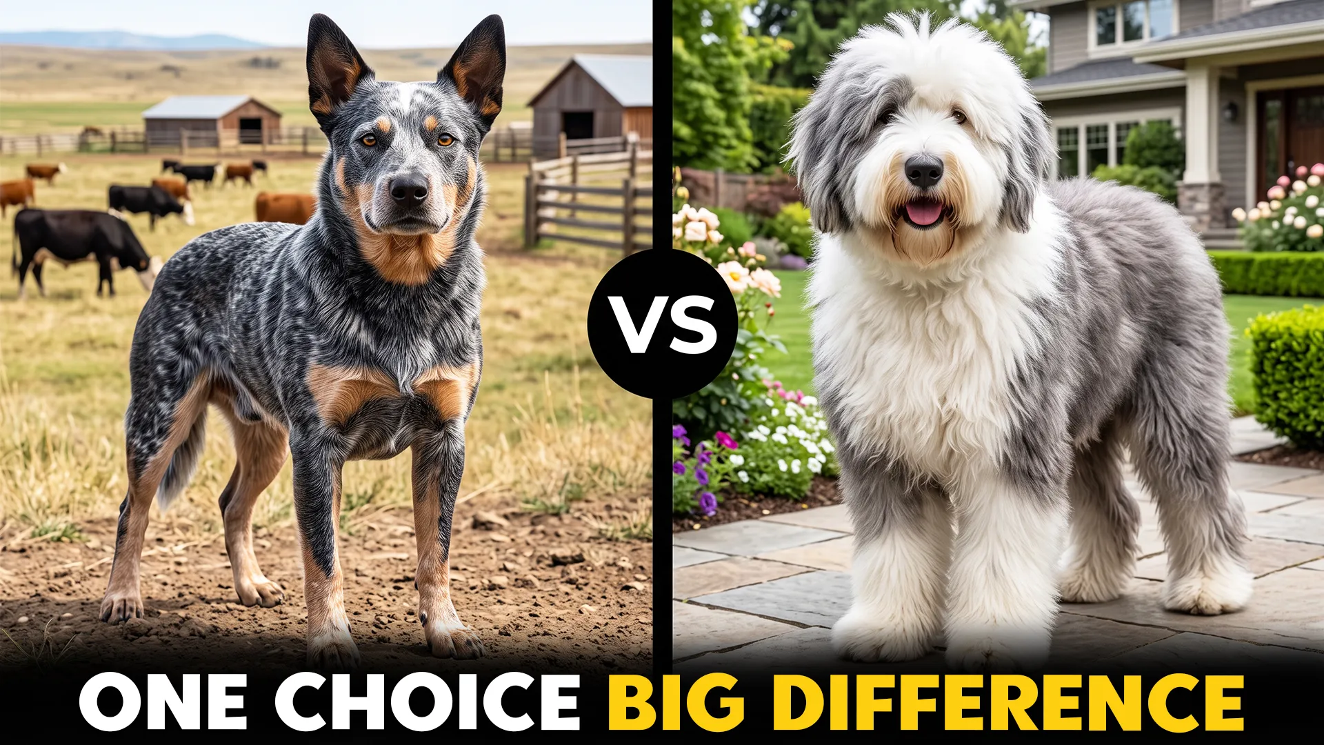australian cattle dog vs old english sheepdog top reasons to choose each