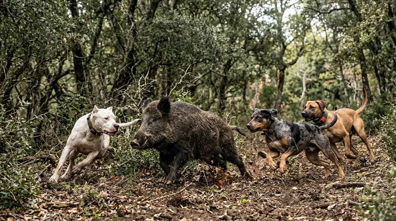 Dog Breeds Known for Dominating Wild Boar Hunts