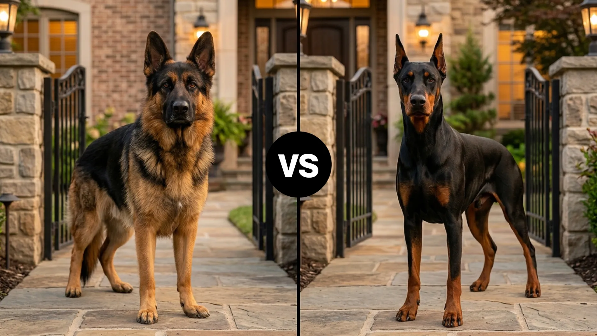 German Shepherd vs. Doberman: Protection Dog Comparison