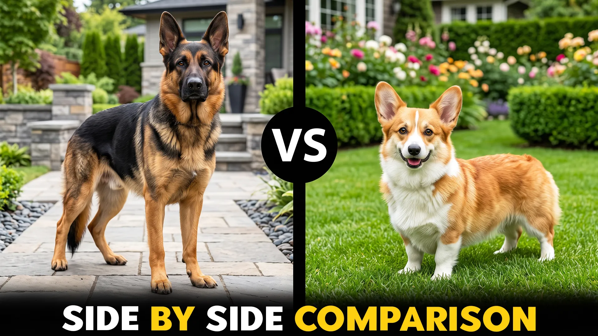 german shepherd vs pembroke welish corgi