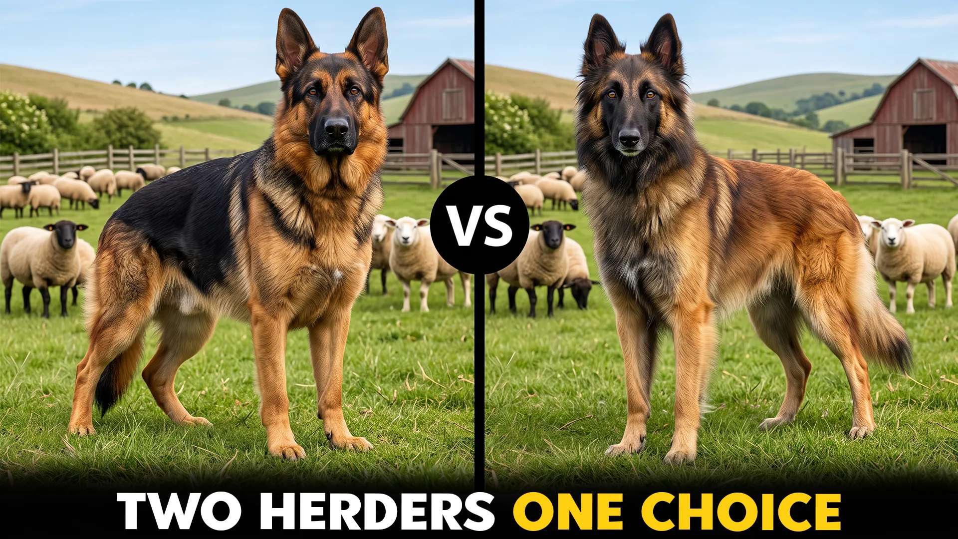 German Shepherd vs. Belgian Tervuren: Herding Dog Comparison
