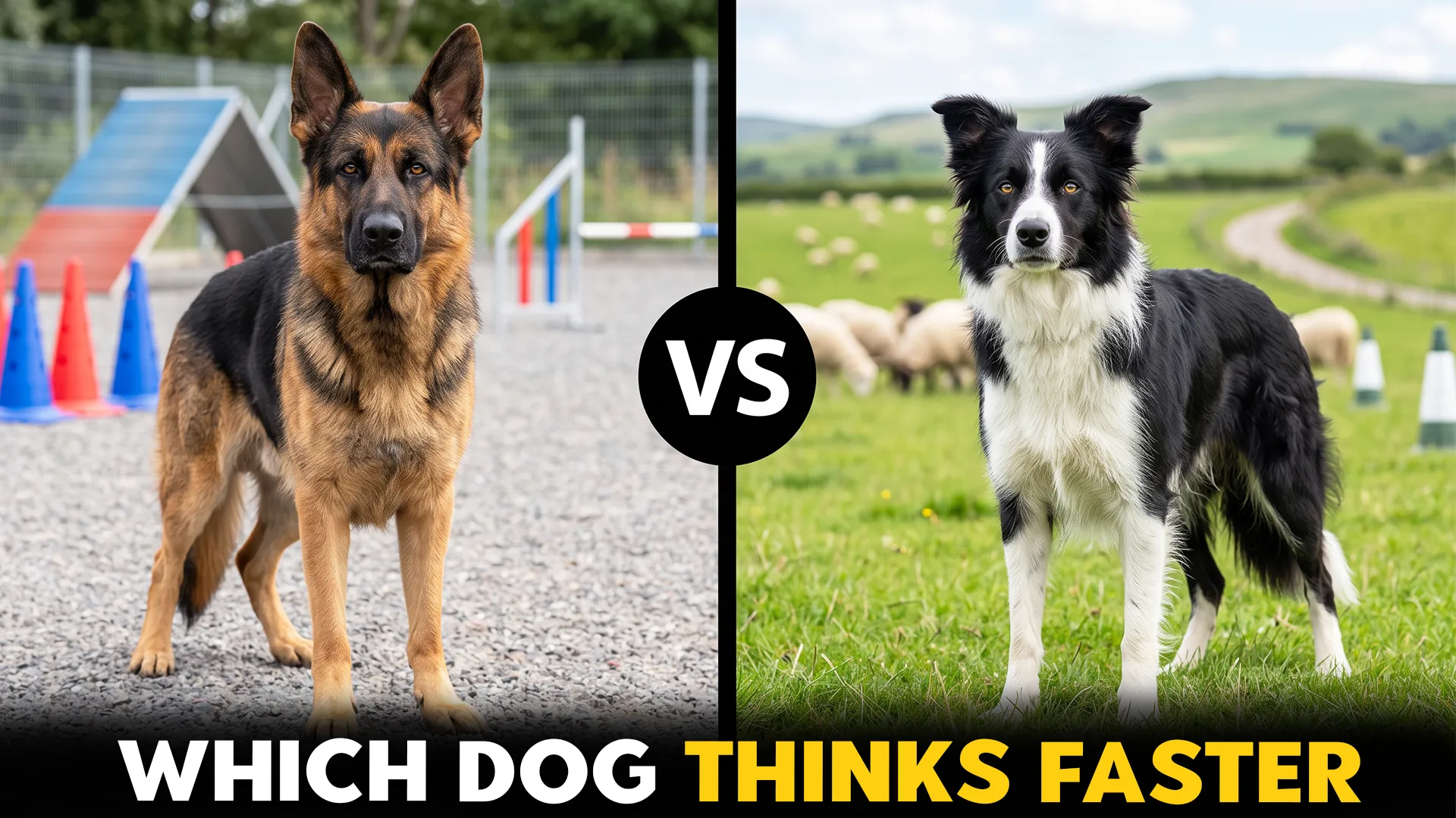 german shepherd vs border collie