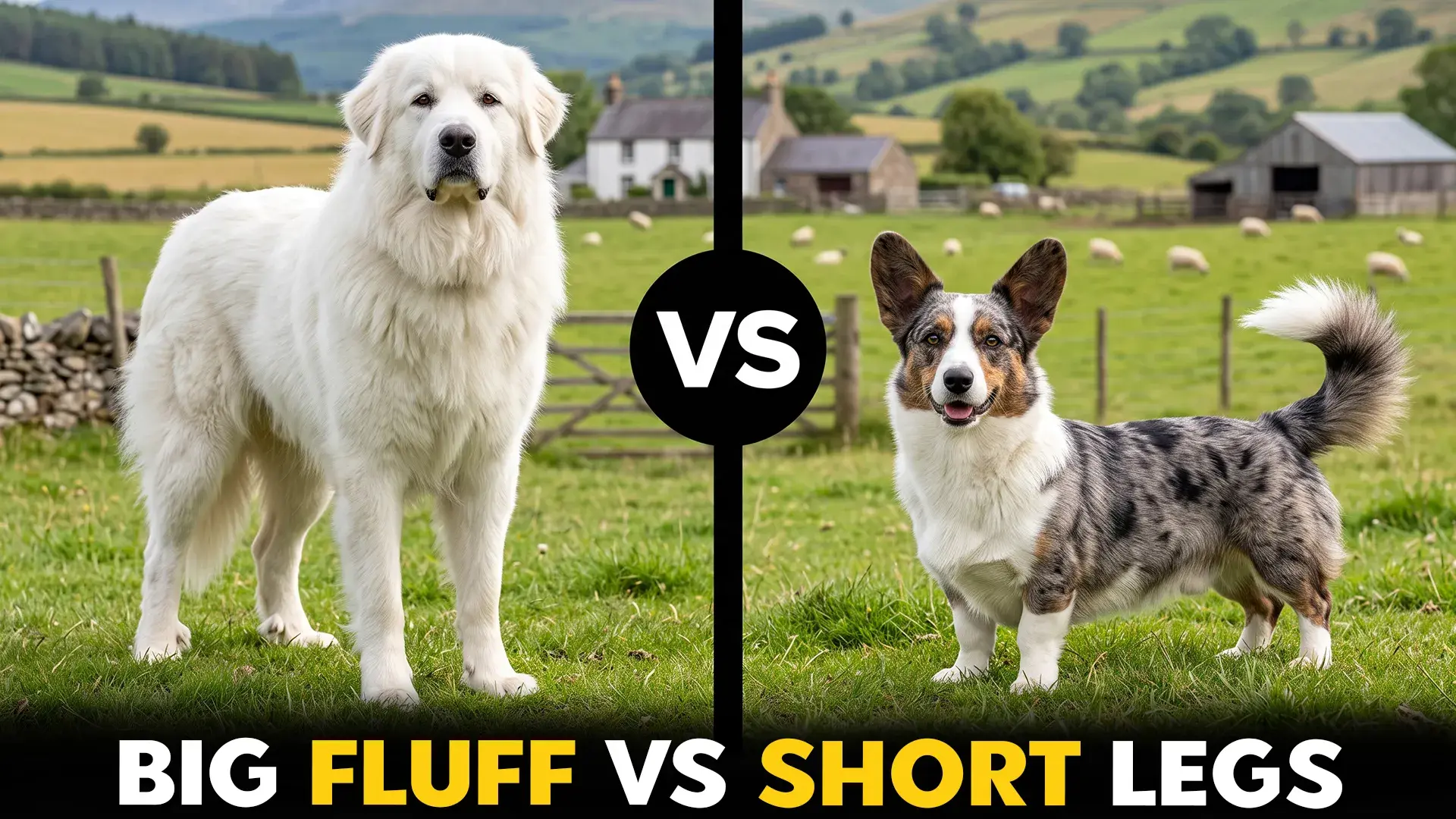 Great Pyrenees vs. Cardigan Welsh Corgi: Essential Comparisons