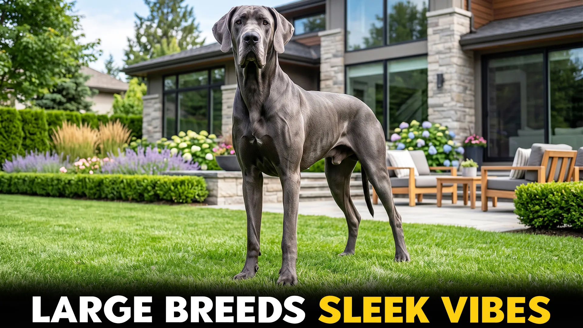 Large dog breeds with short hair easy care style