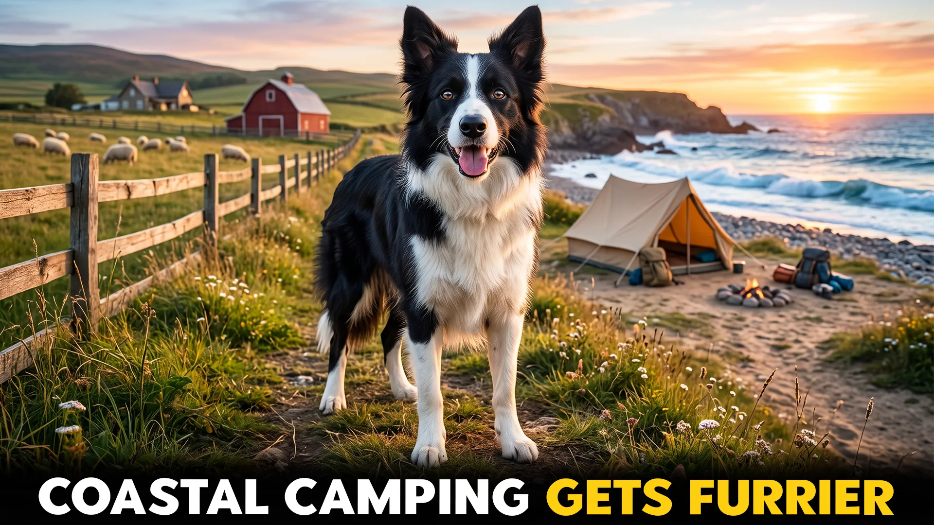 top 7 dog breeds ideal for farm life and coastal camping trips